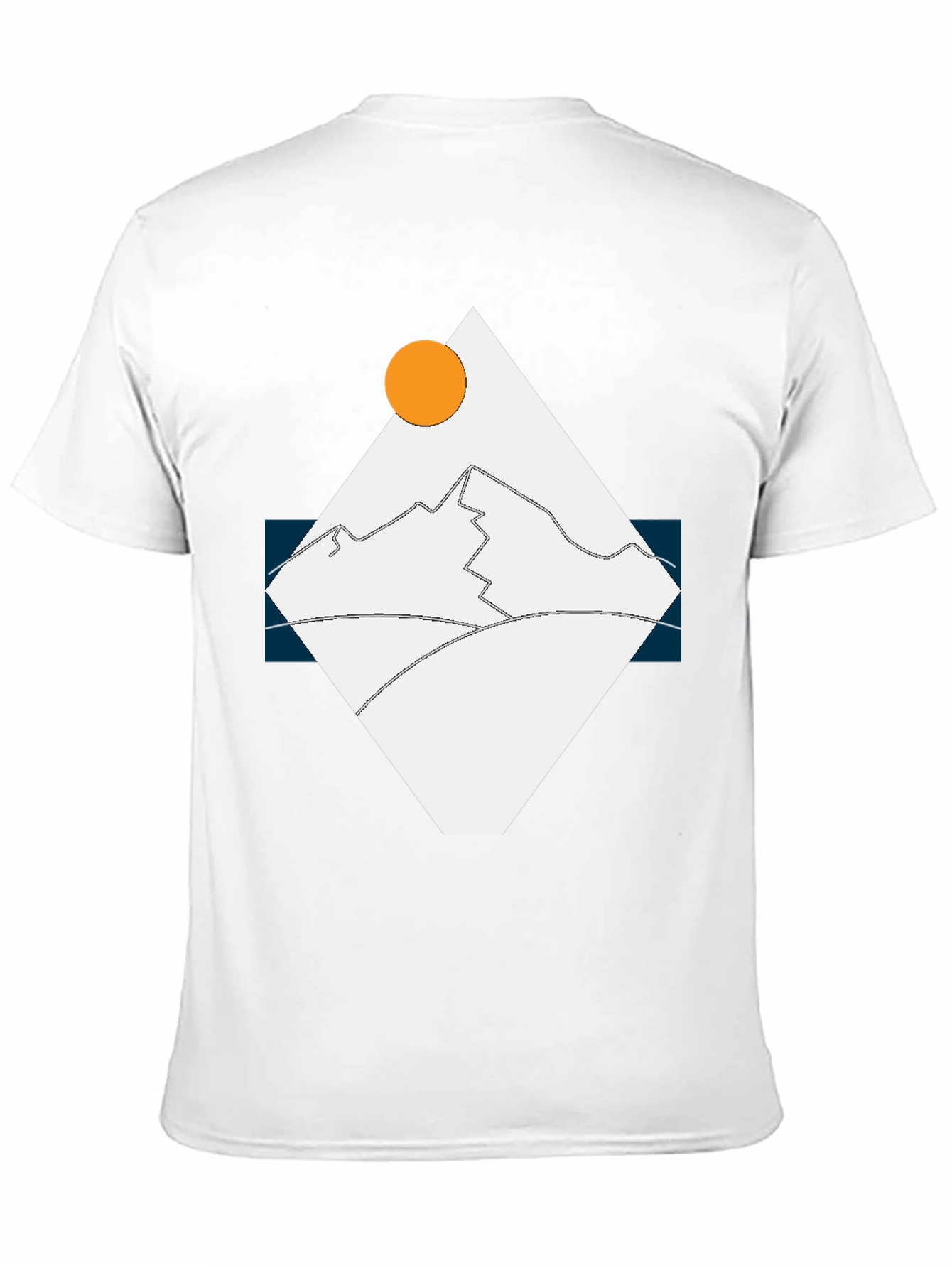 Geometric Mountain T-Shirt