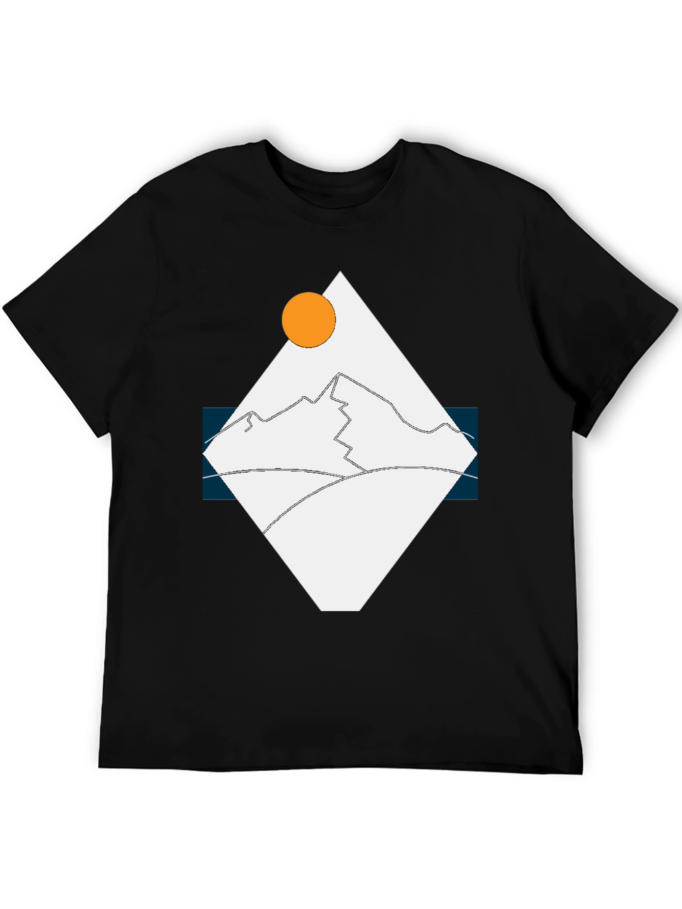 Geometric Mountain T-Shirt