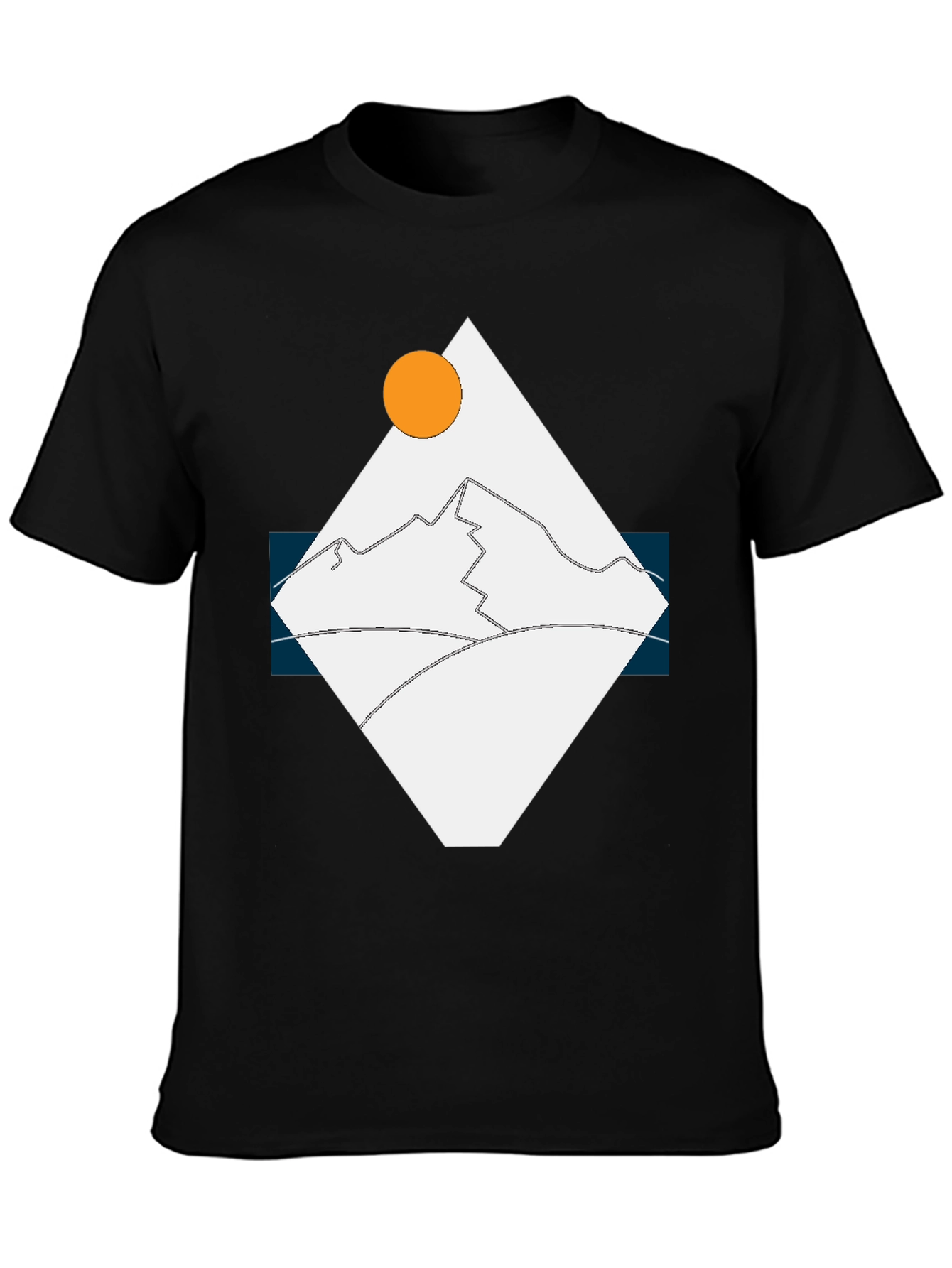 Geometric Mountain T-Shirt