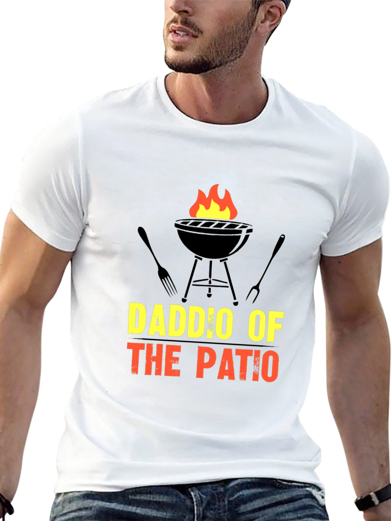 Daddio of the Patio BBQ Graphic T-Shirt