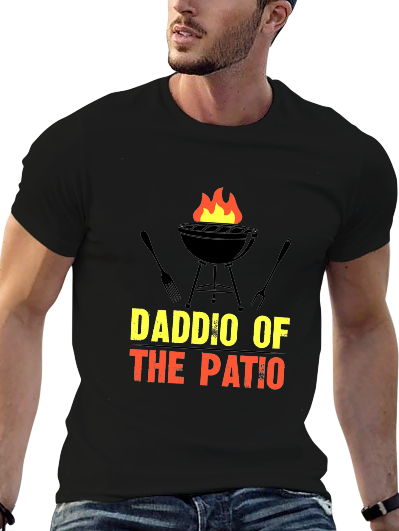 Daddio of the Patio BBQ Graphic T-Shirt