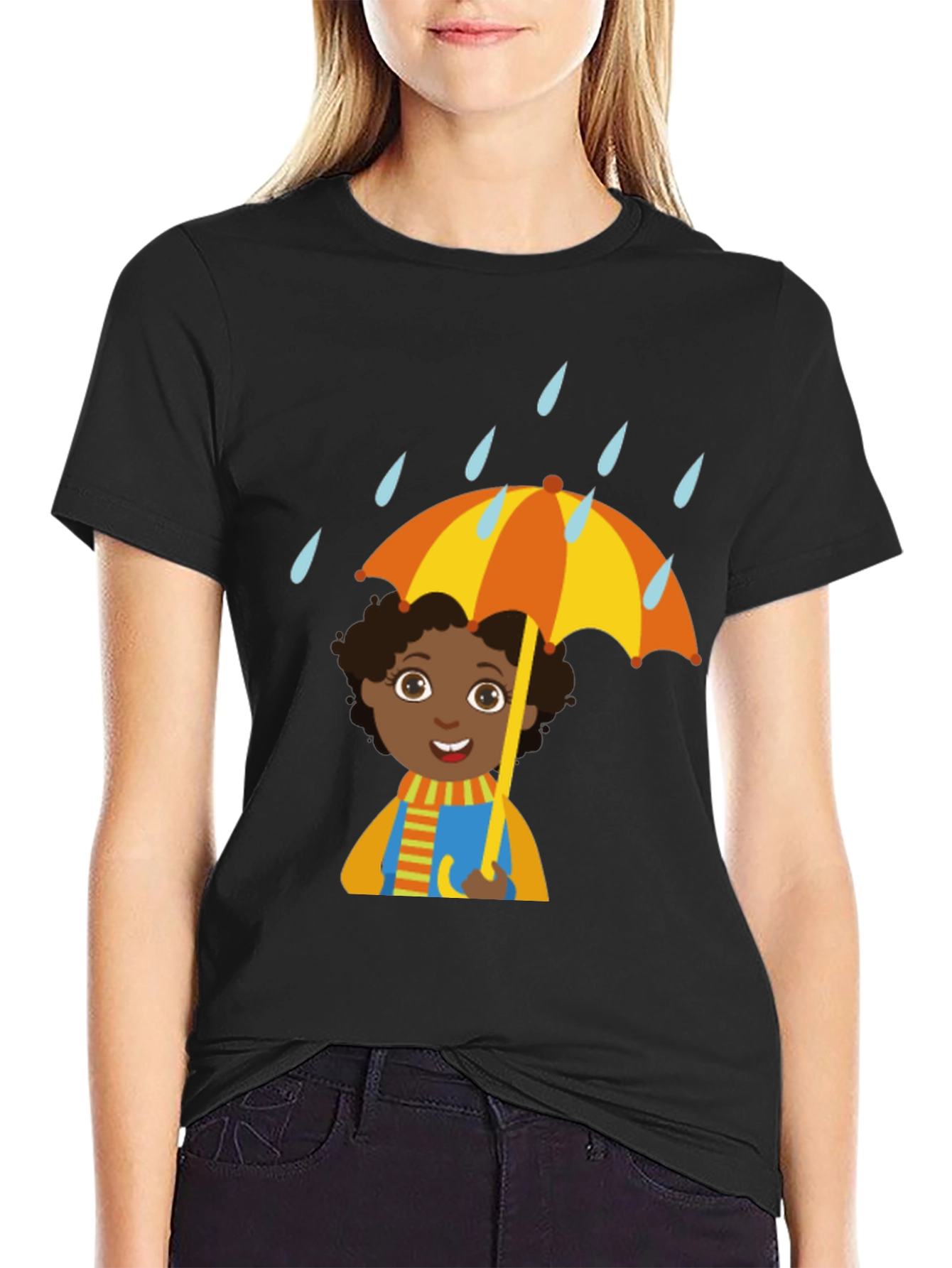 Rainy Day Cartoon T-Shirt