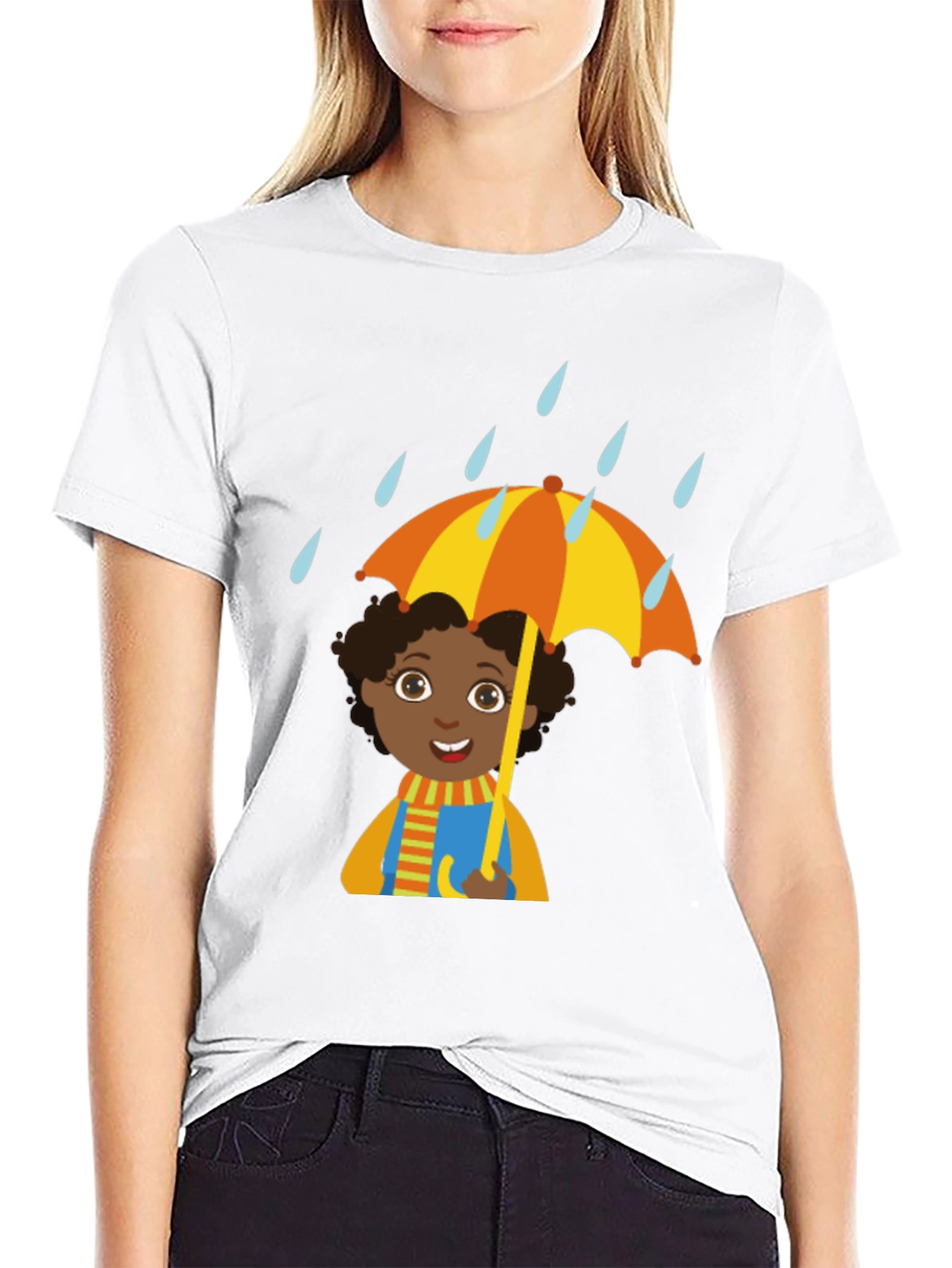 Rainy Day Cartoon T-Shirt