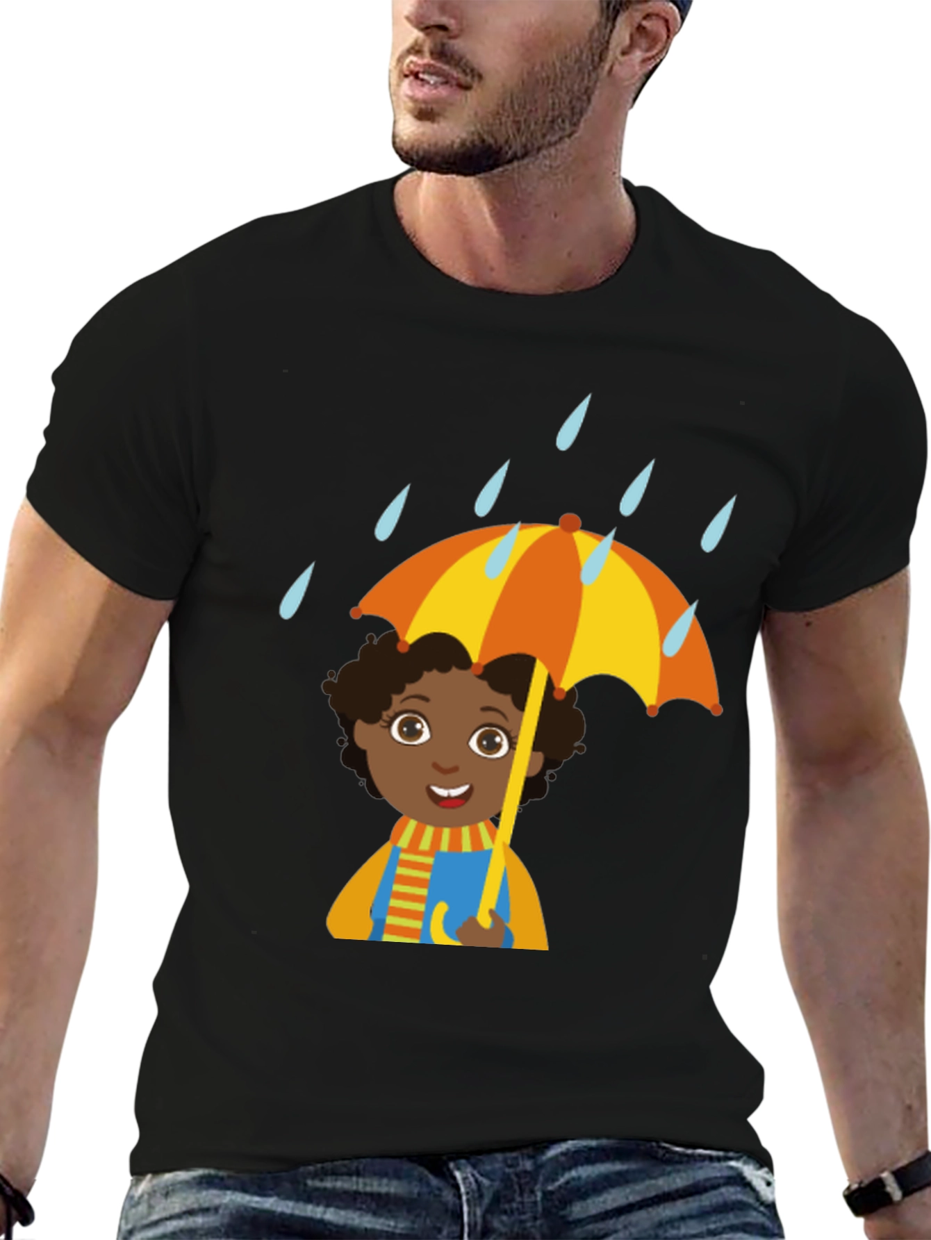 Rainy Day Cartoon T-Shirt