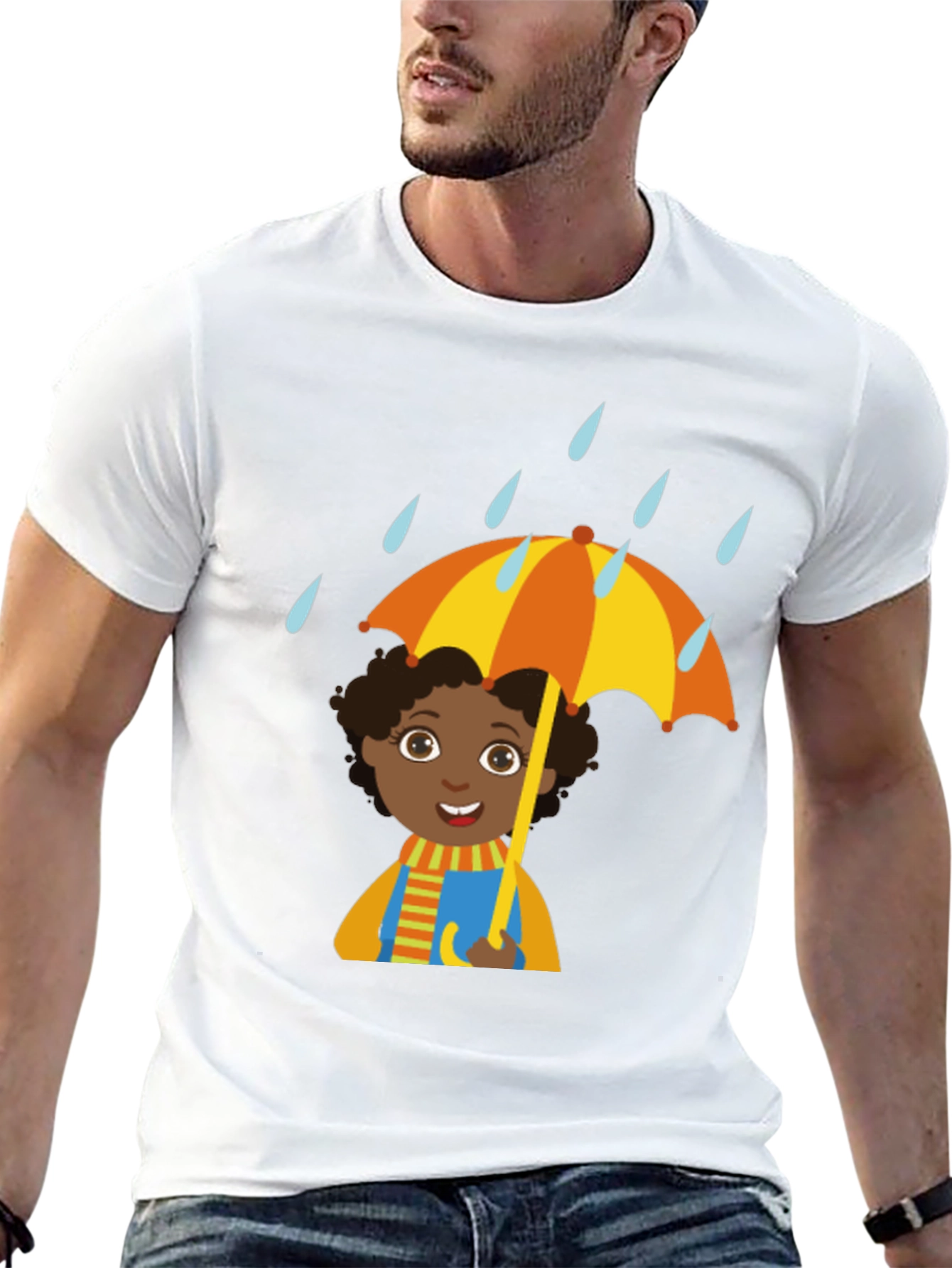 Rainy Day Cartoon T-Shirt