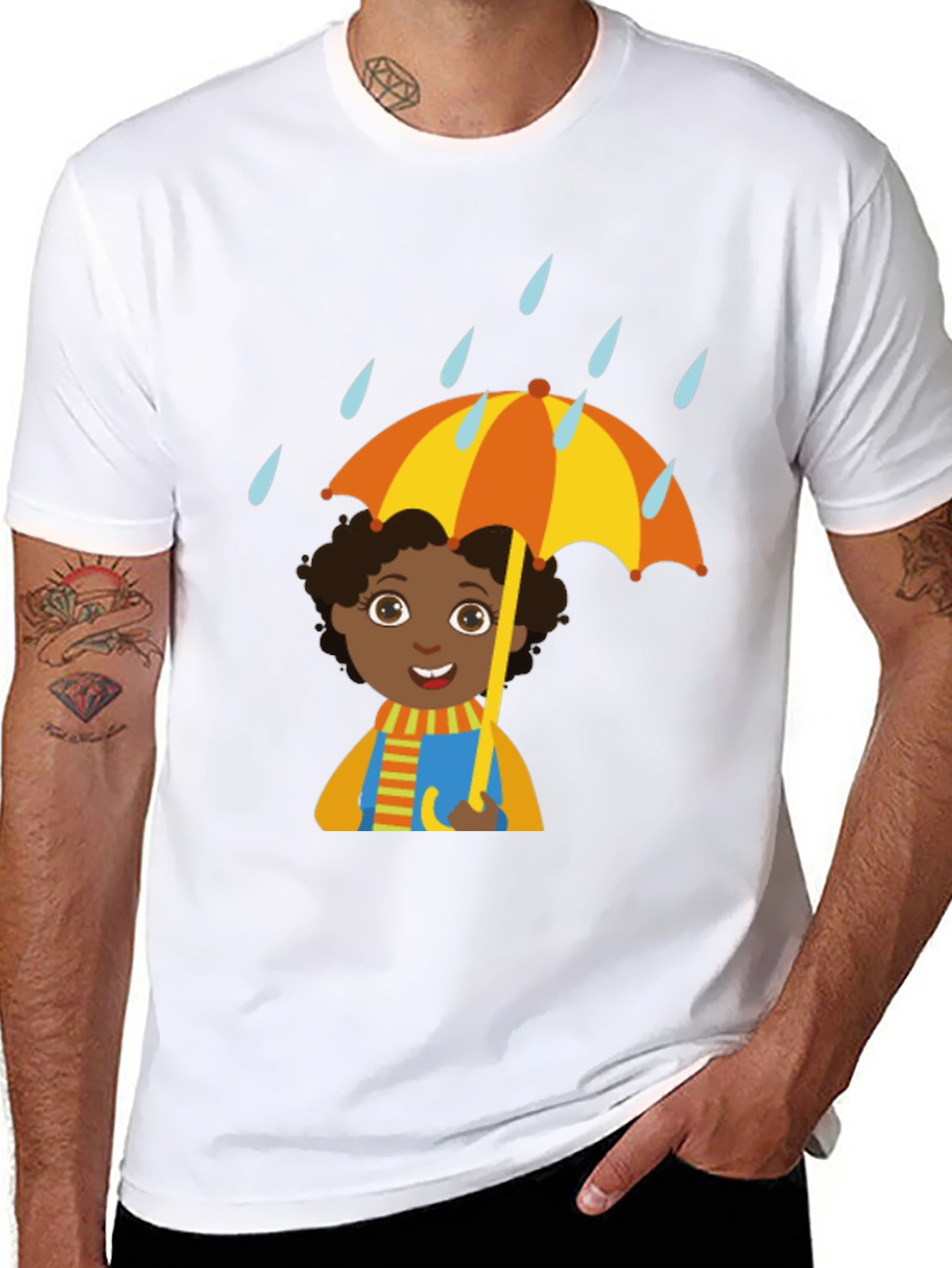 Rainy Day Cartoon T-Shirt