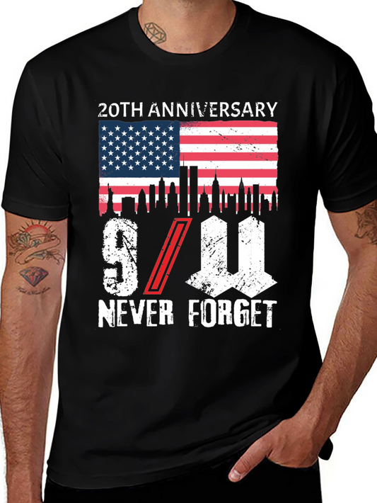 9/11 20th Anniversary Never Forget T-Shirt