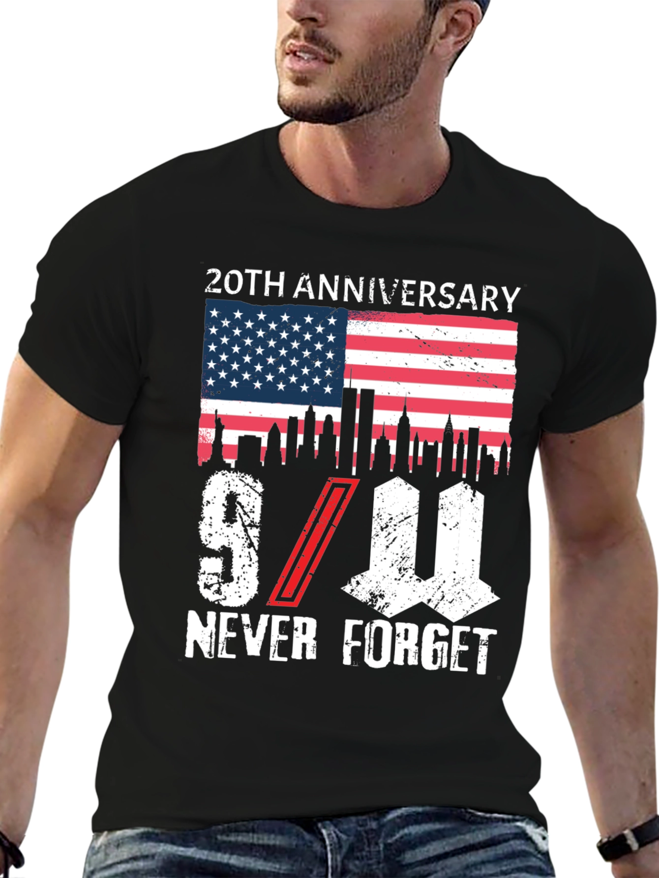 9/11 20th Anniversary Never Forget T-Shirt
