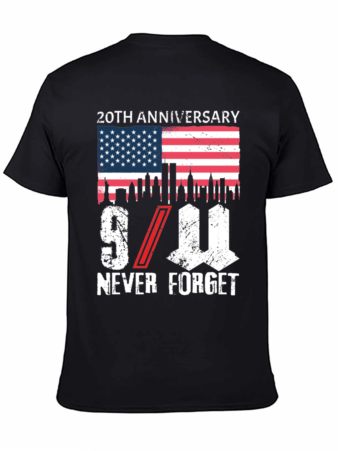 9/11 20th Anniversary Never Forget T-Shirt
