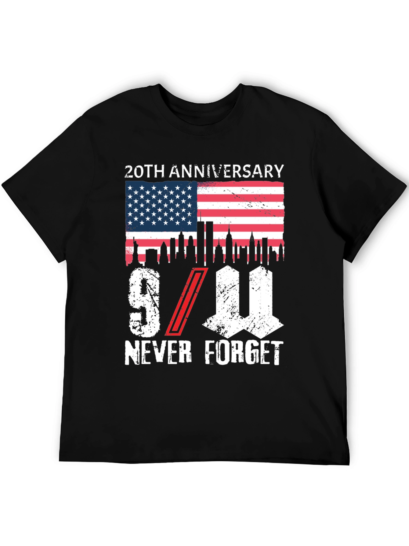 9/11 20th Anniversary Never Forget T-Shirt