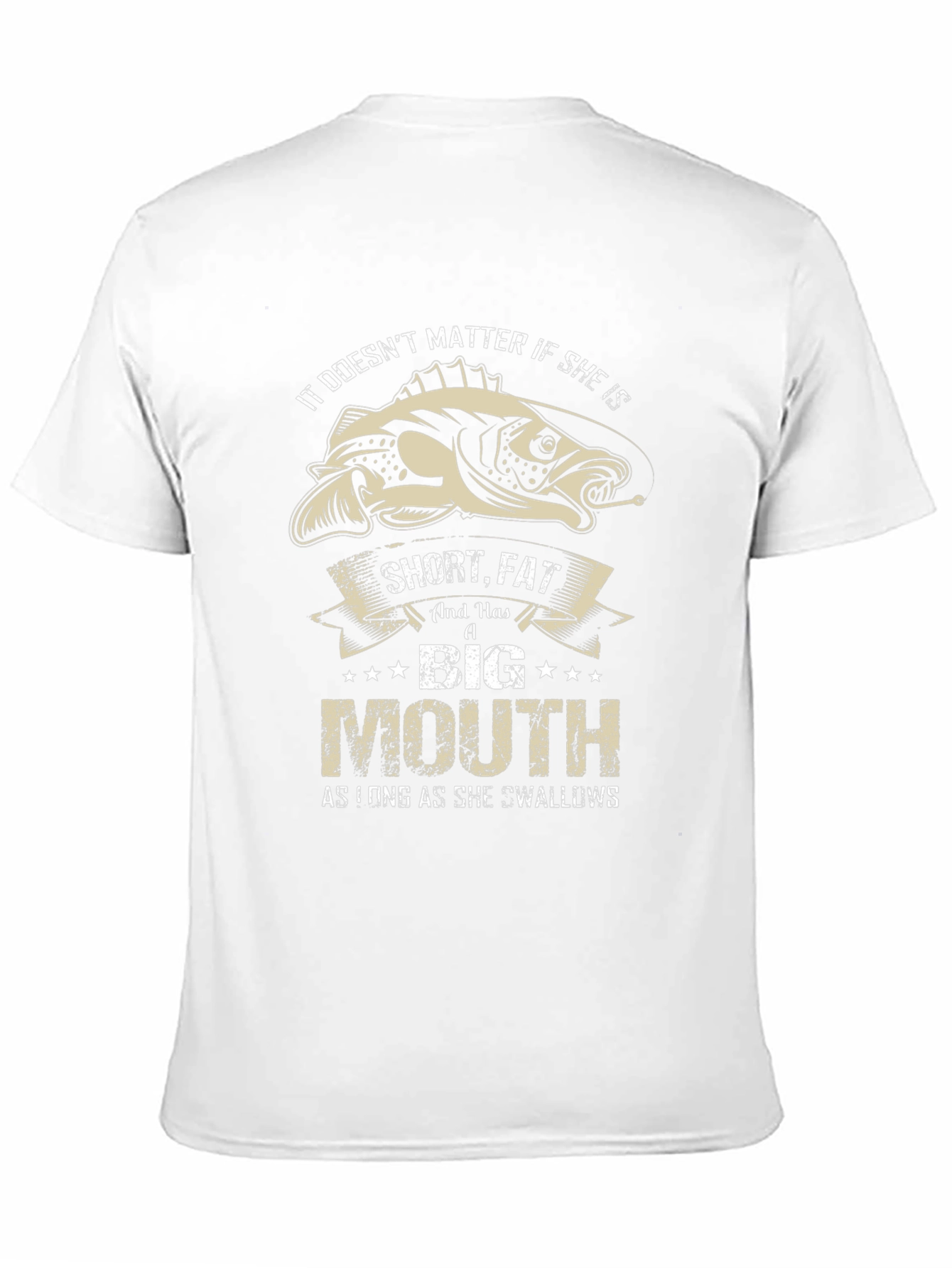Funny Fishing T-Shirt - Big Mouth Swallows Tee