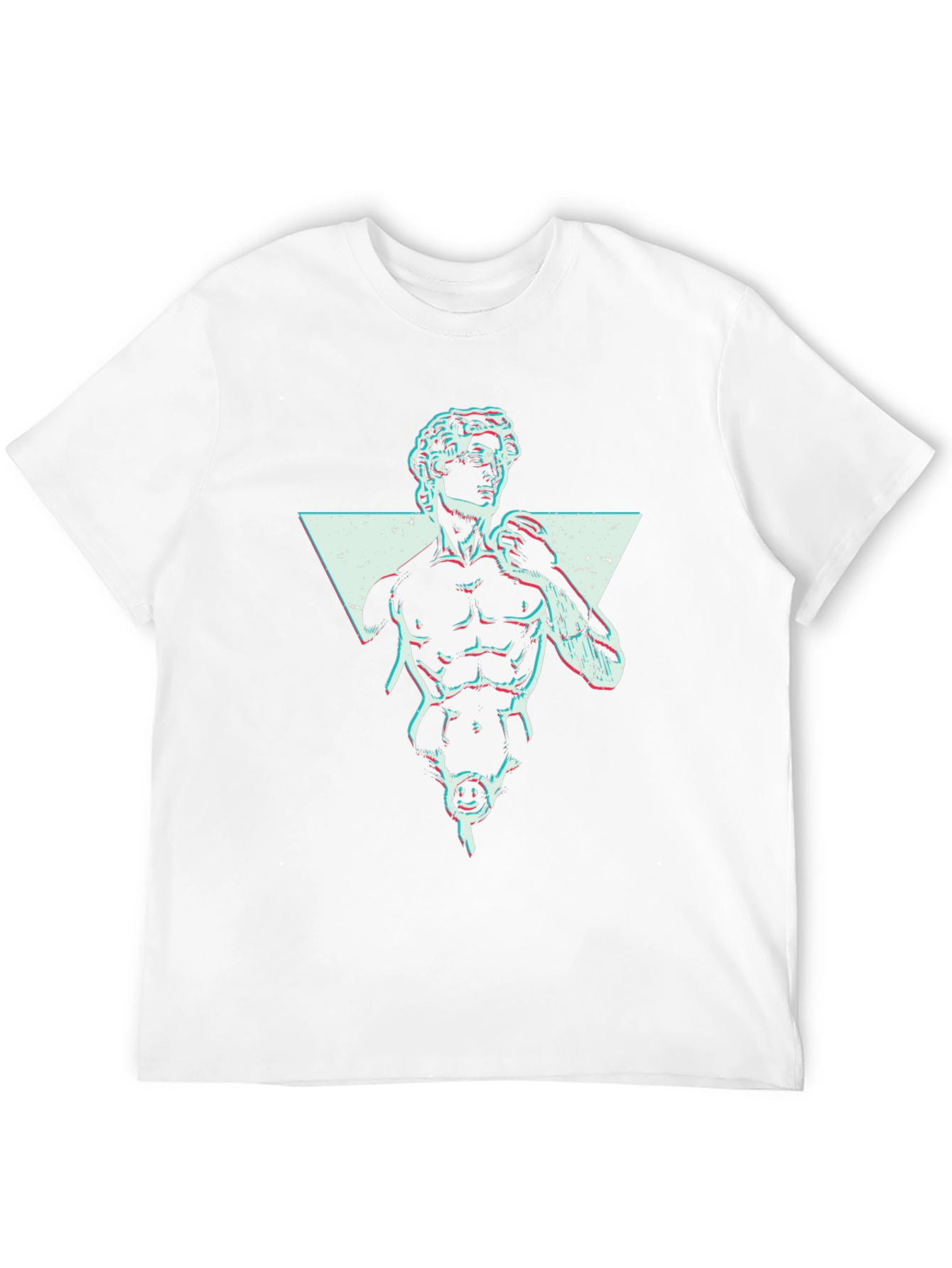 David Statue Graphic Tee - Edgy Style