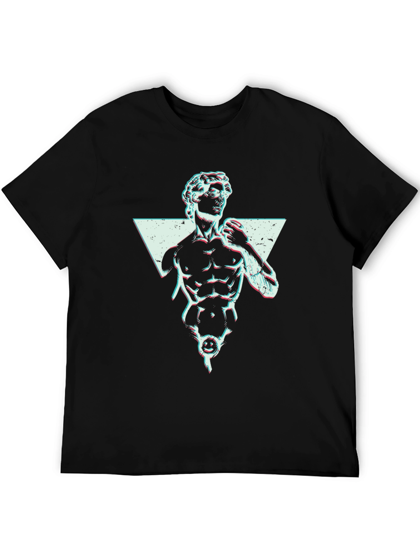 David Statue Graphic Tee - Edgy Style