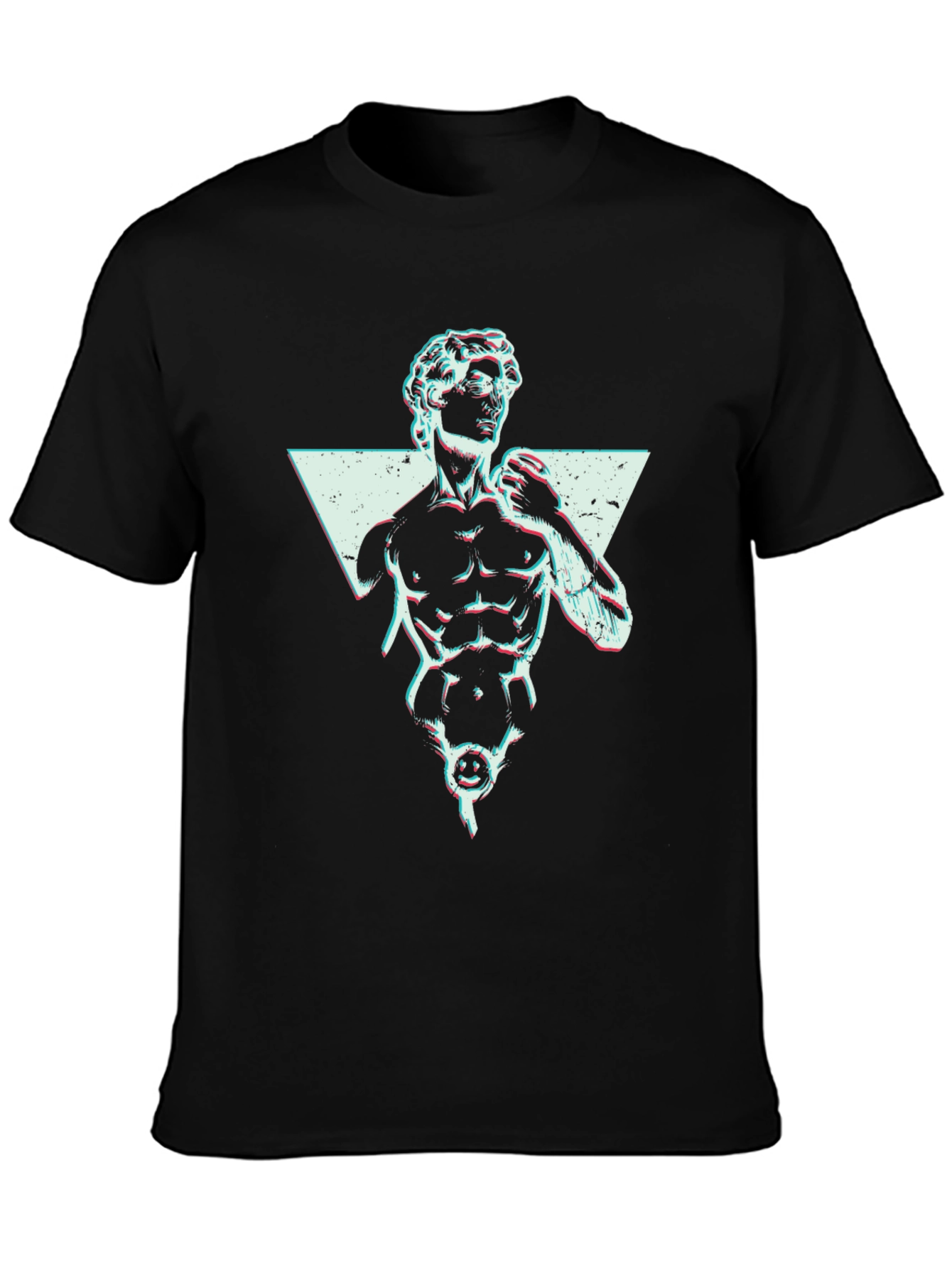 David Statue Graphic Tee - Edgy Style