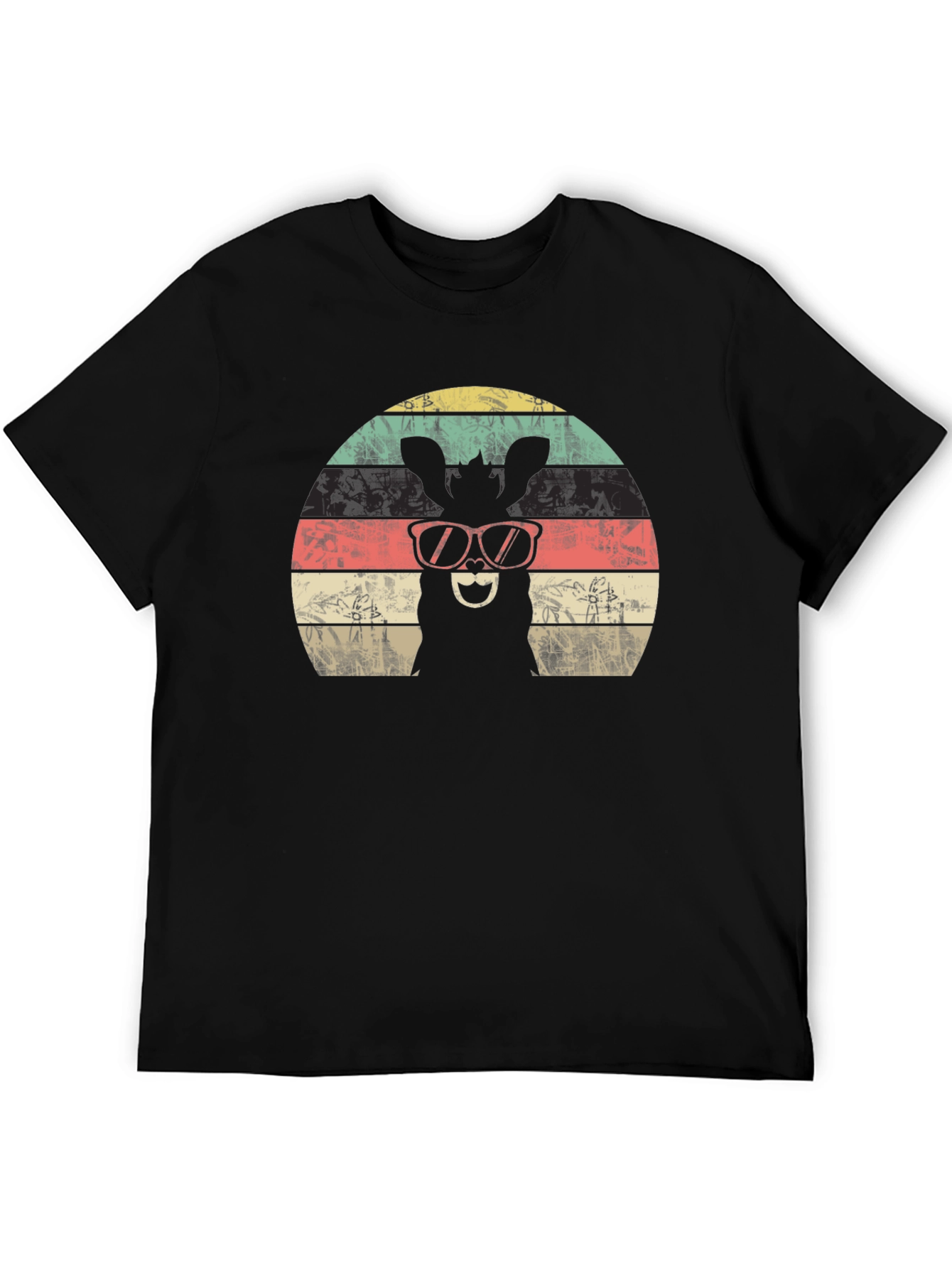 Cool Donkey Retro Sunset T-Shirt
