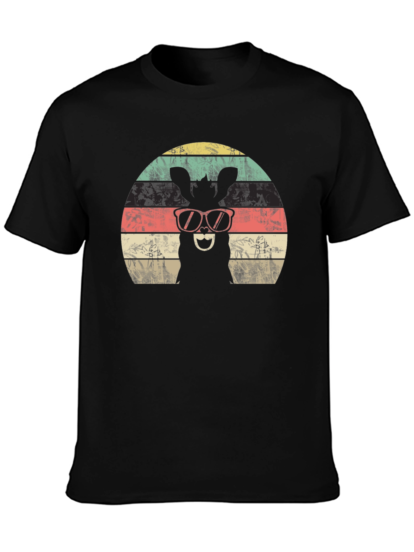 Cool Donkey Retro Sunset T-Shirt