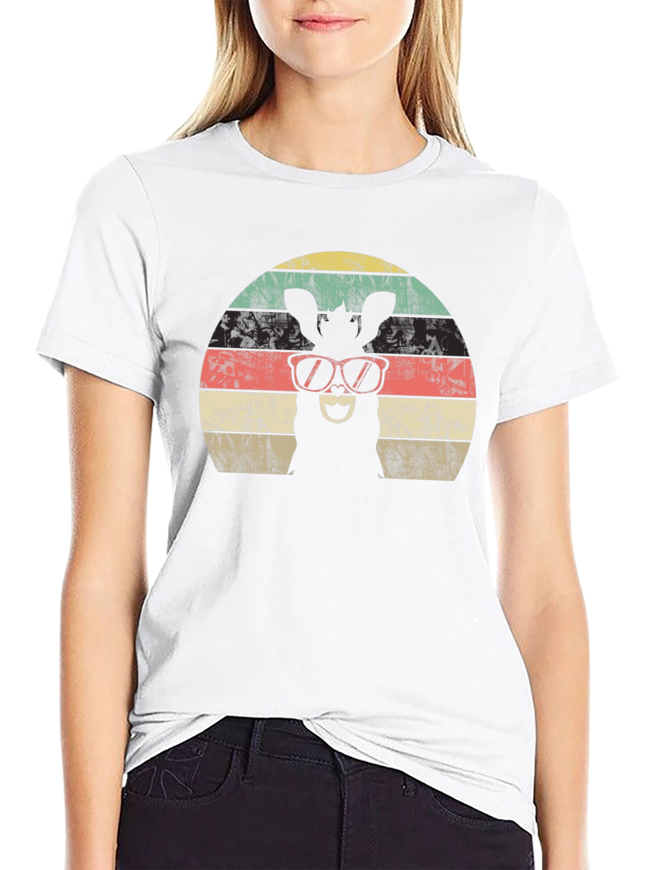 Cool Donkey Retro Sunset T-Shirt