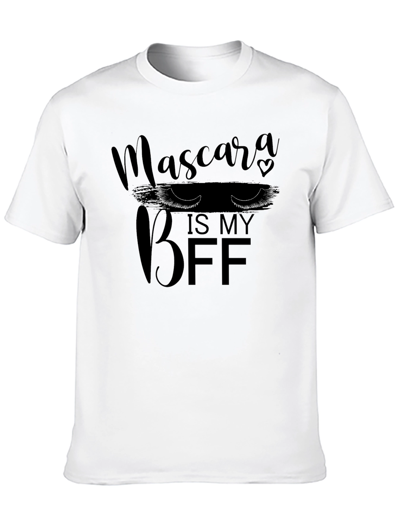 Mascara Is My BFF Black T-Shirt