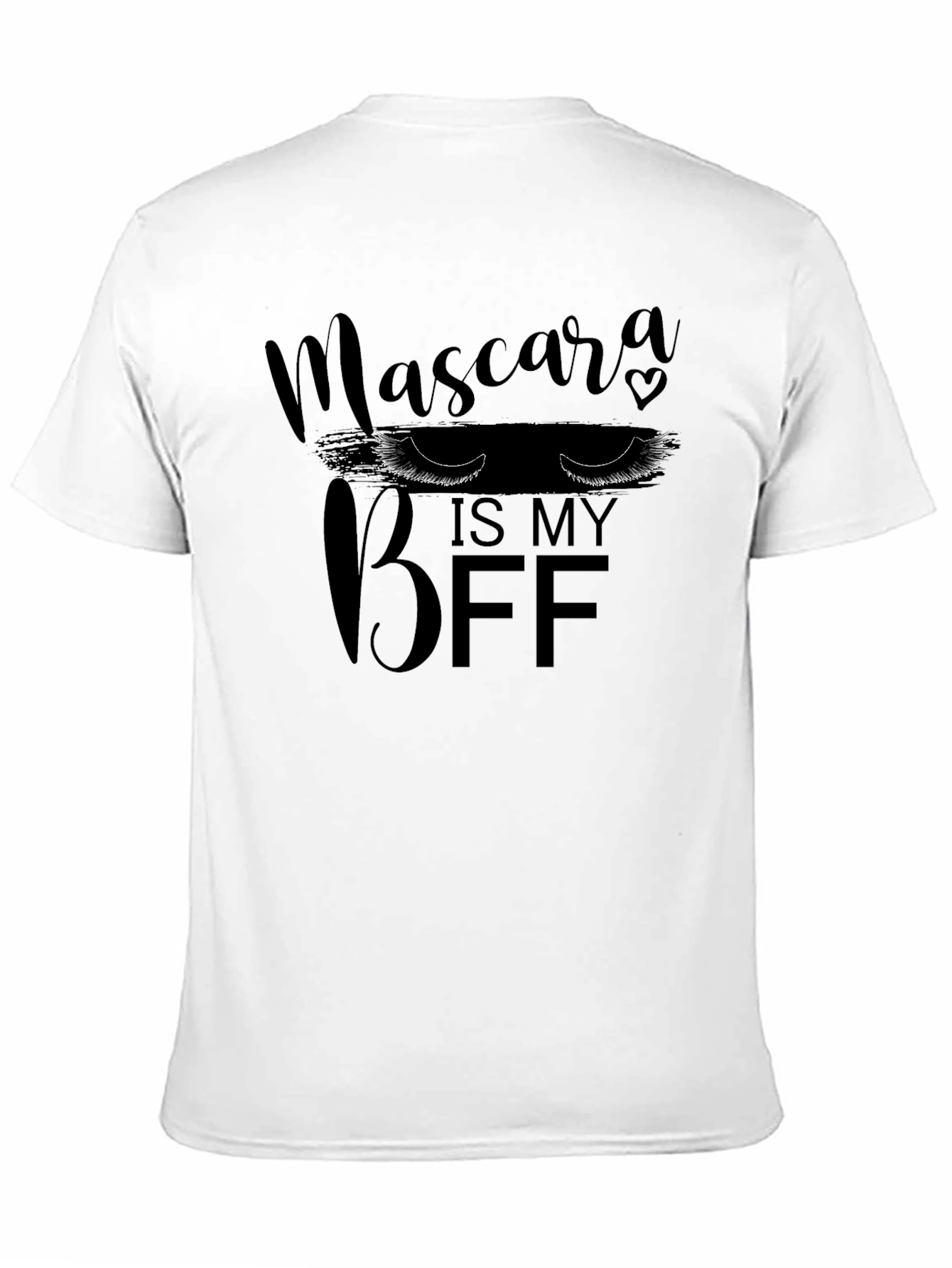 Mascara Is My BFF Black T-Shirt