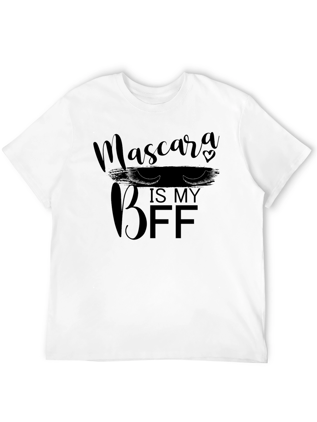 Mascara Is My BFF Black T-Shirt