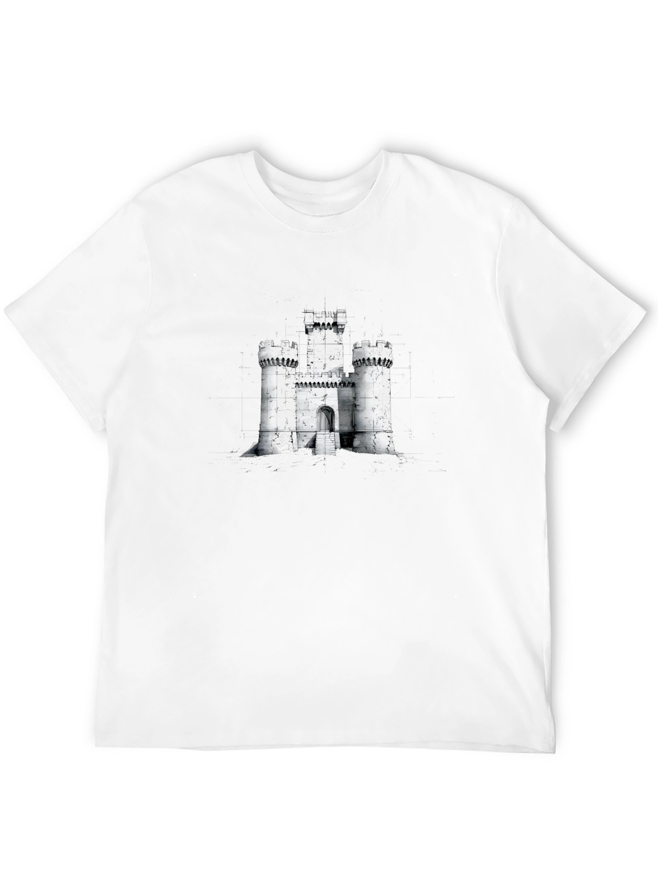 Castle Graphic T-Shirt - Black