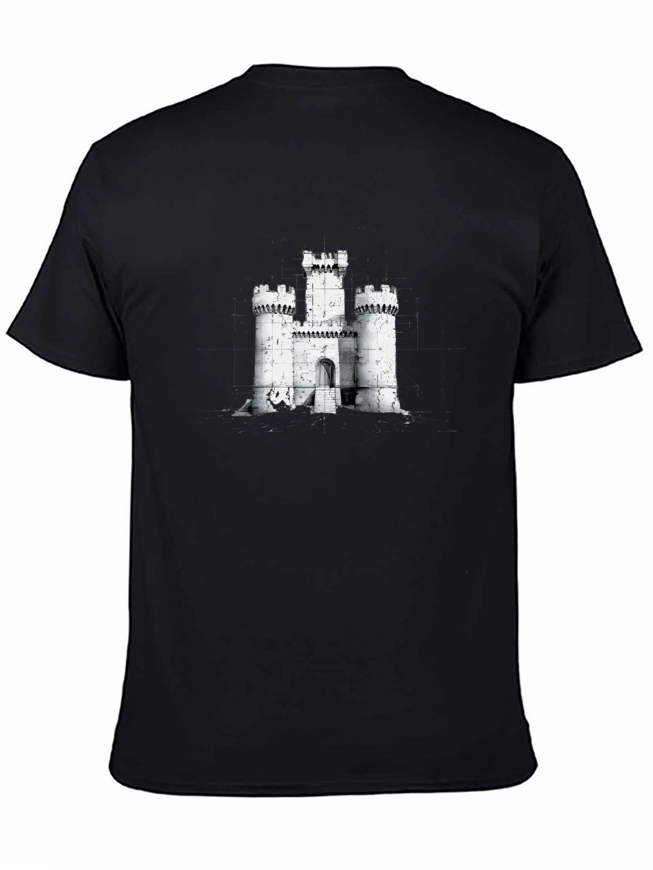 Castle Graphic T-Shirt - Black