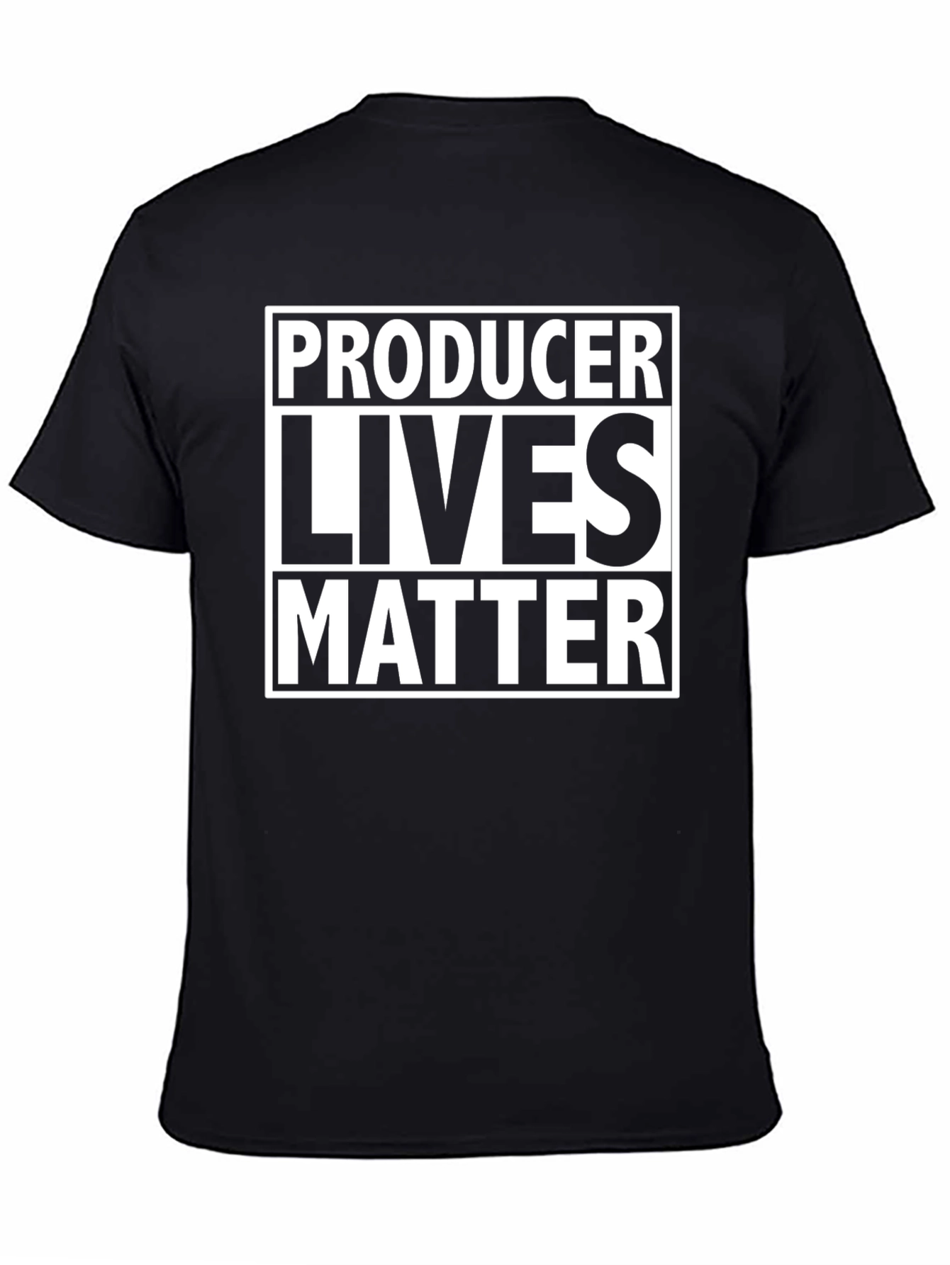 Producer Lives Matter Graphic Tee - Black T-Shirt