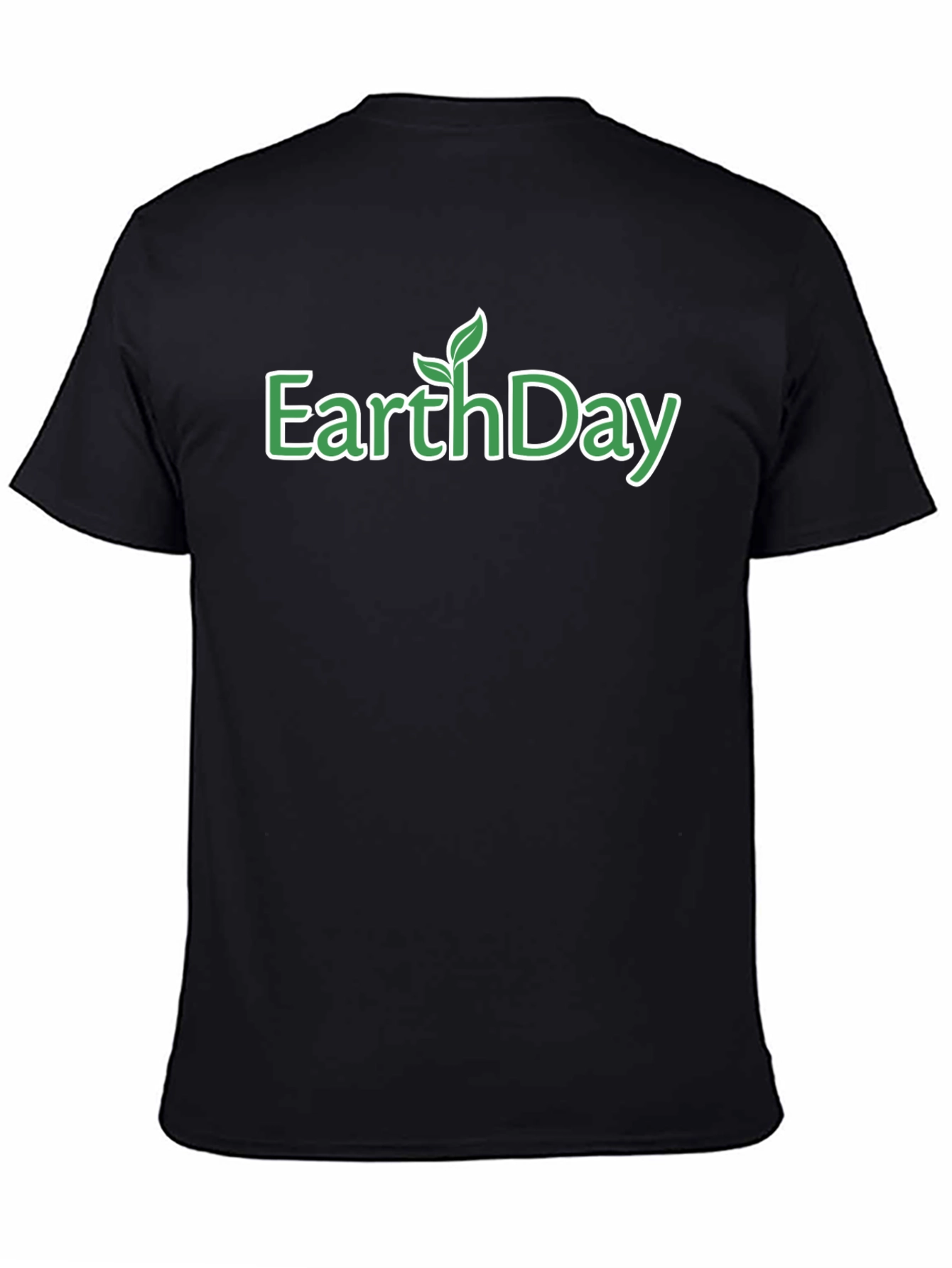 Earth Day Graphic T-Shirt - Black