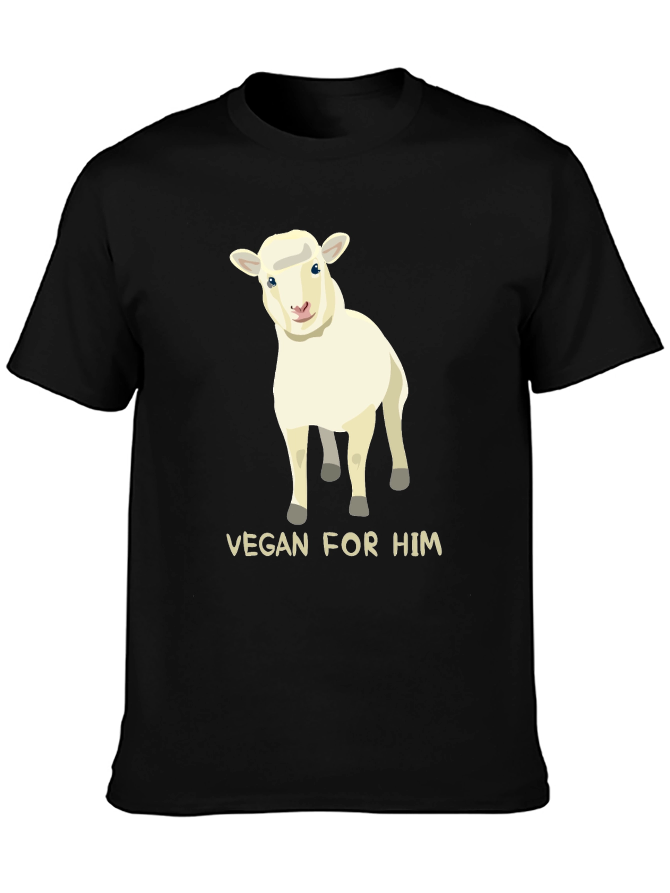 Vegan For Him Sheep Graphic Tee