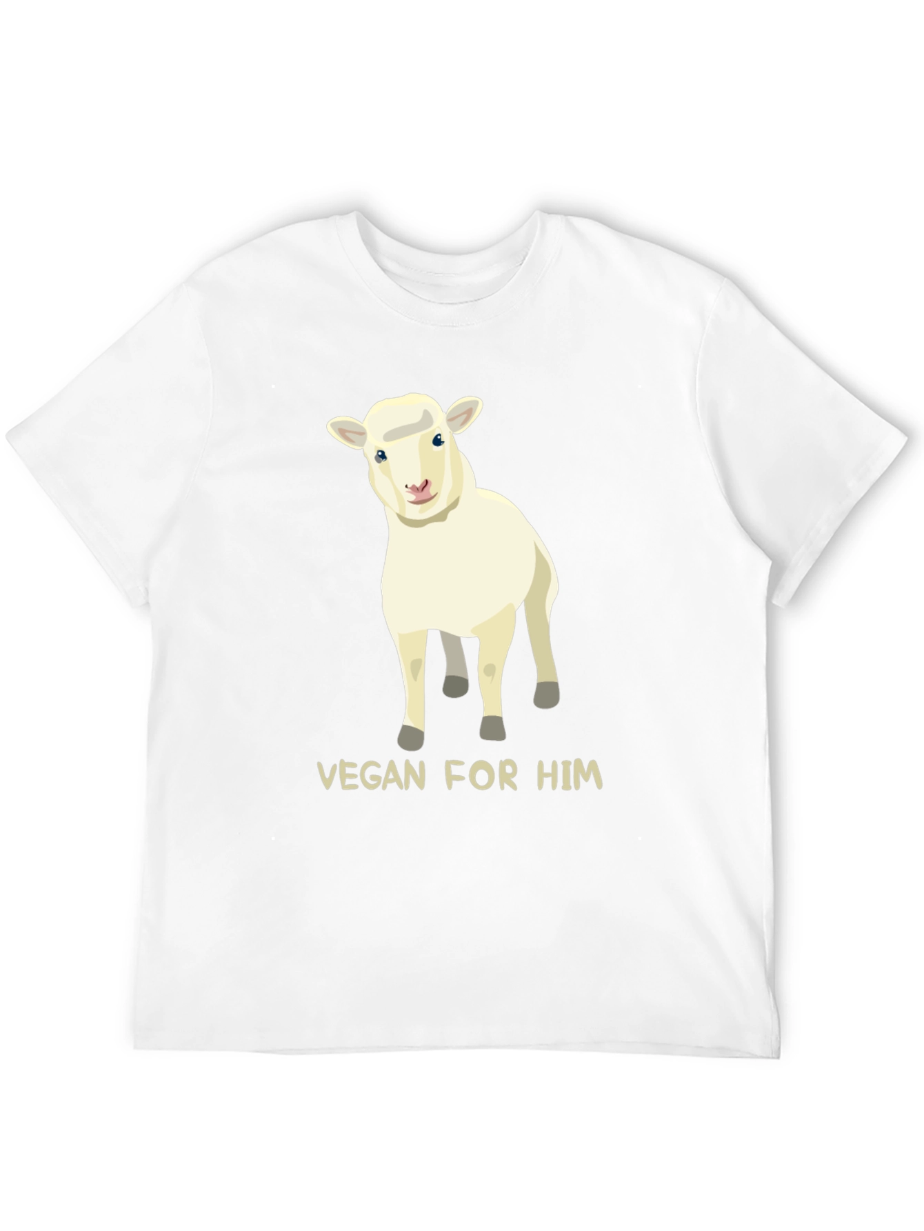Vegan For Him Sheep Graphic Tee