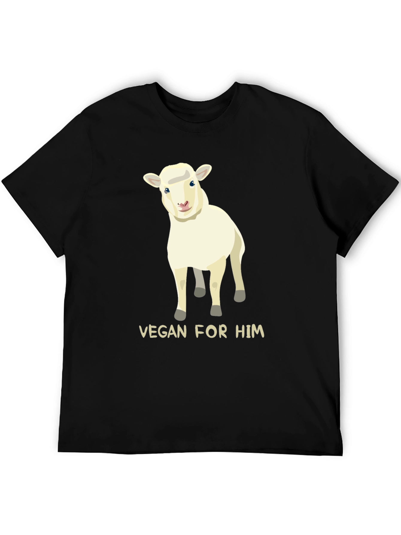 Vegan For Him Sheep Graphic Tee