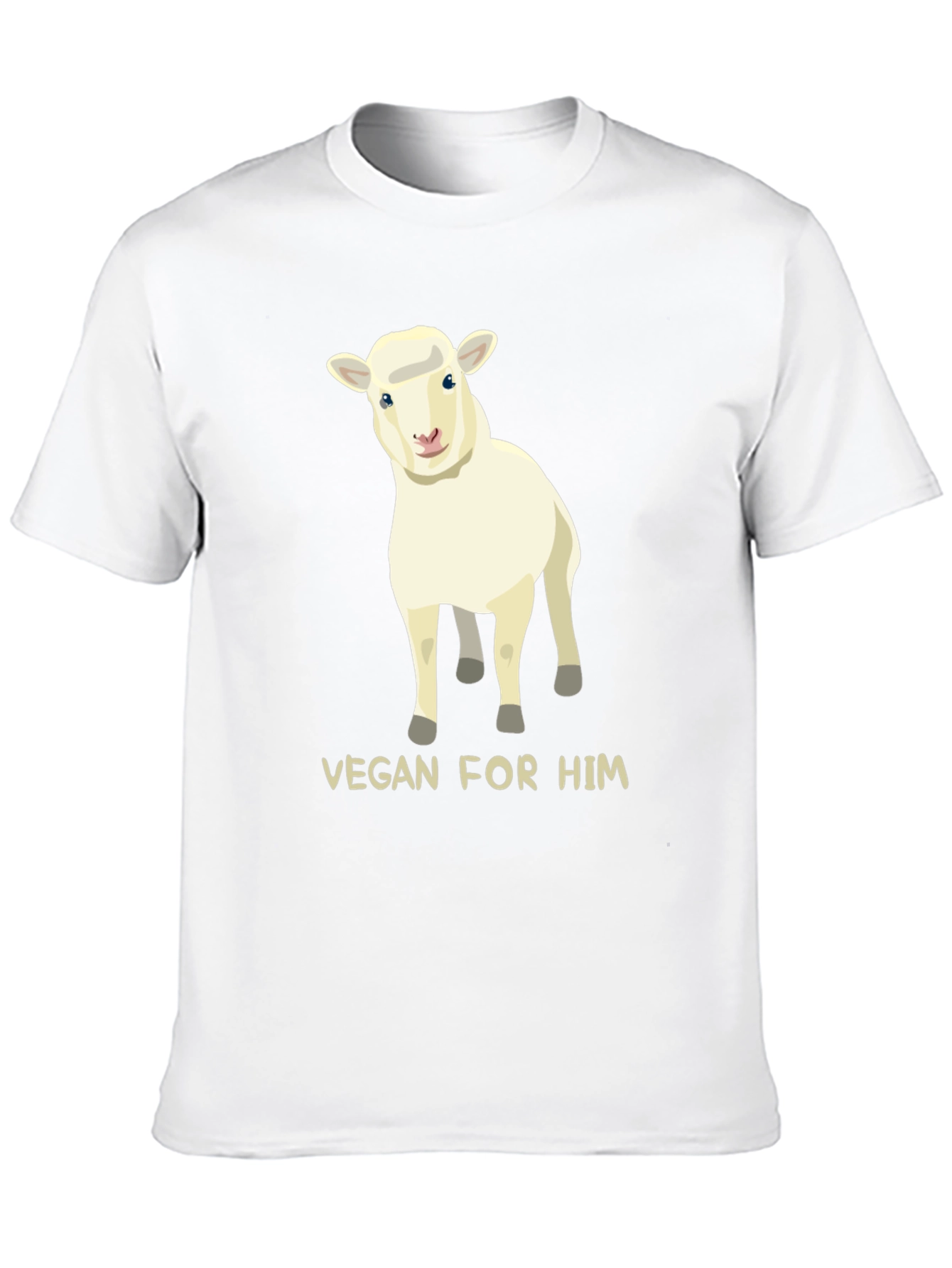 Vegan For Him Sheep Graphic Tee