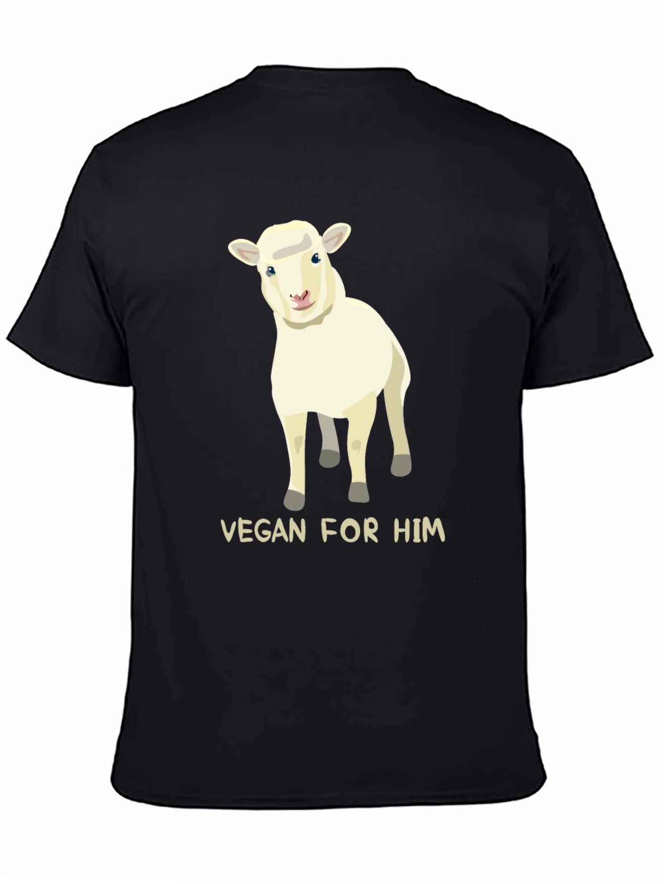 Vegan For Him Sheep Graphic Tee