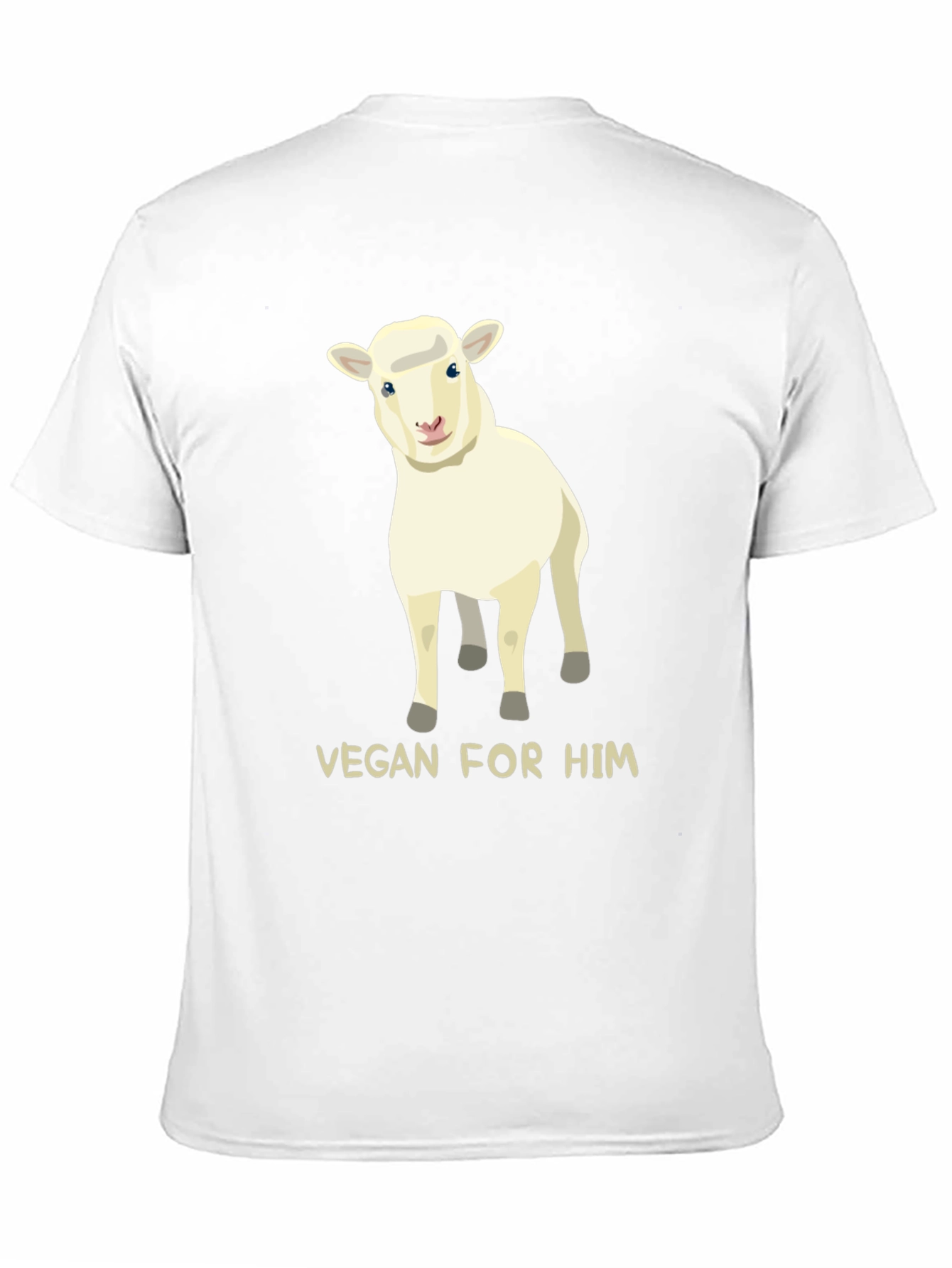 Vegan For Him Sheep Graphic Tee