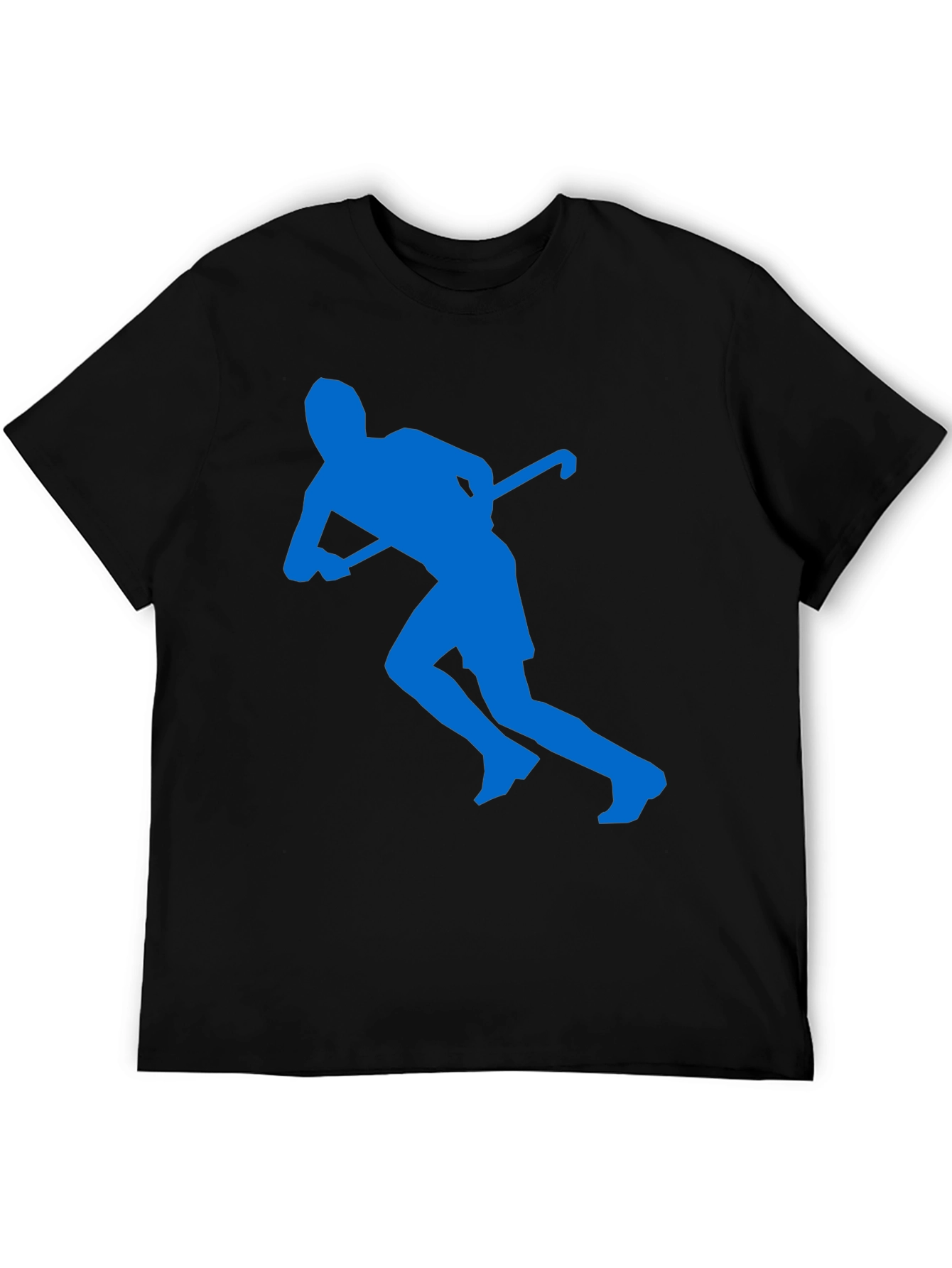 Field Hockey Silhouette Graphic Tee - Black