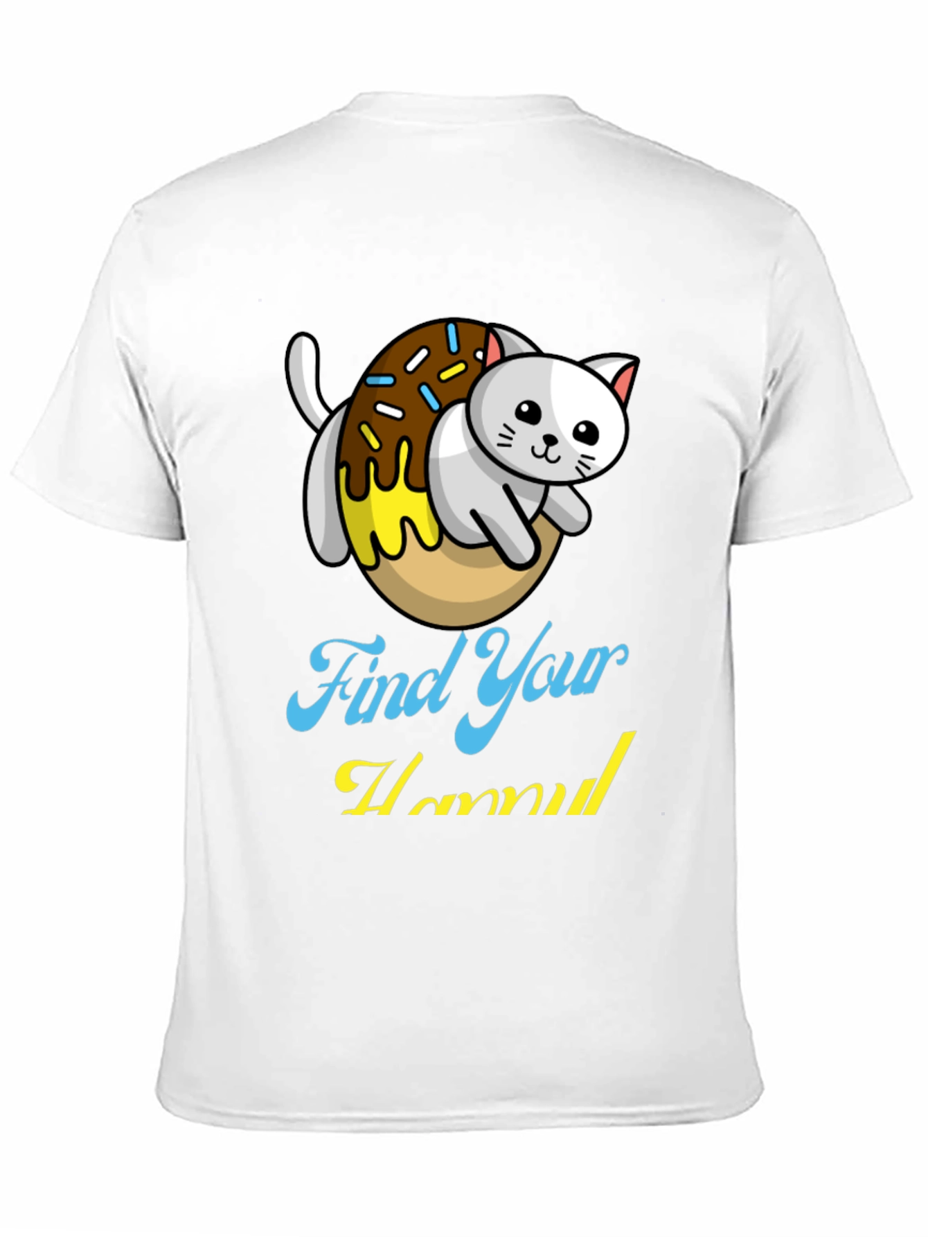 Find Your Hummus Cat Donut T-Shirt