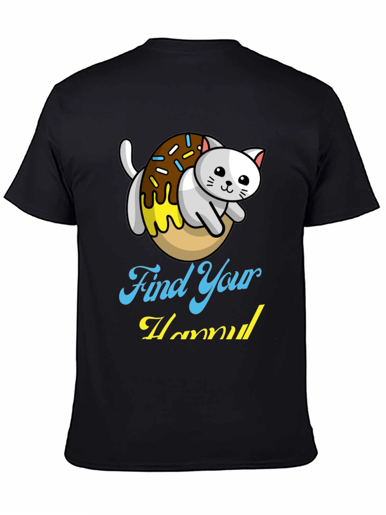 Find Your Hummus Cat Donut T-Shirt