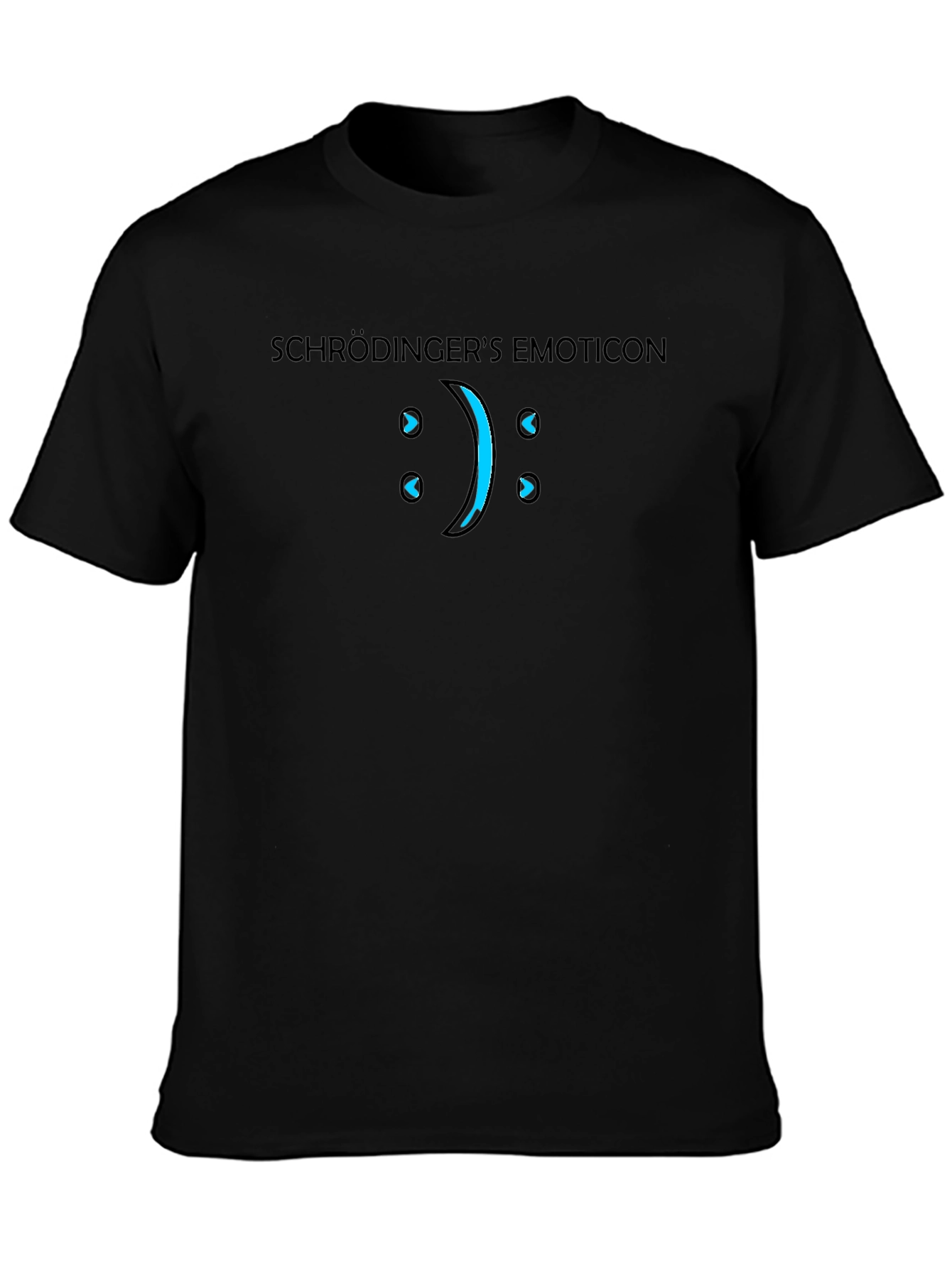 Schrödingers Emoticon T-Shirt - Funny Science Tee