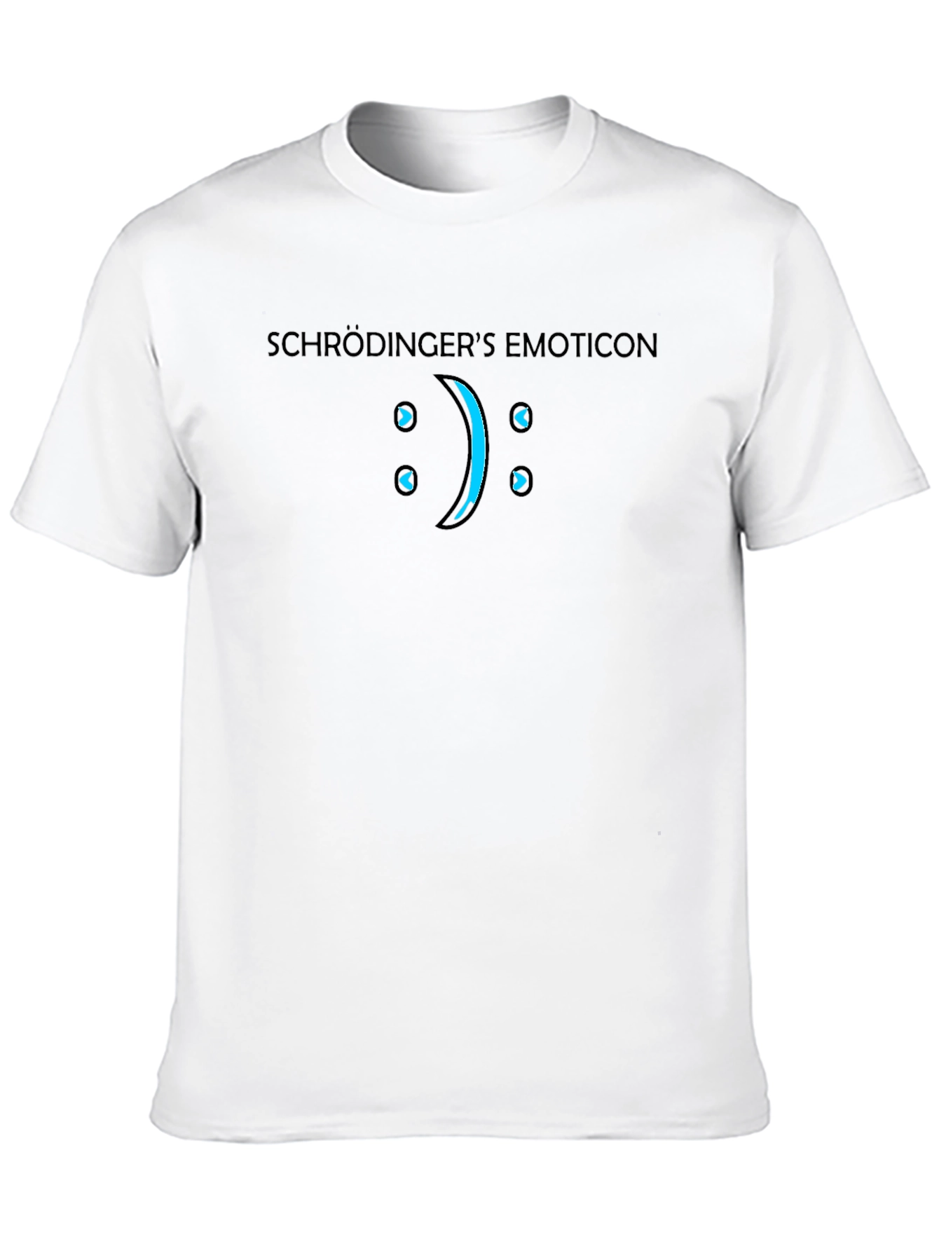 Schrödingers Emoticon T-Shirt - Funny Science Tee