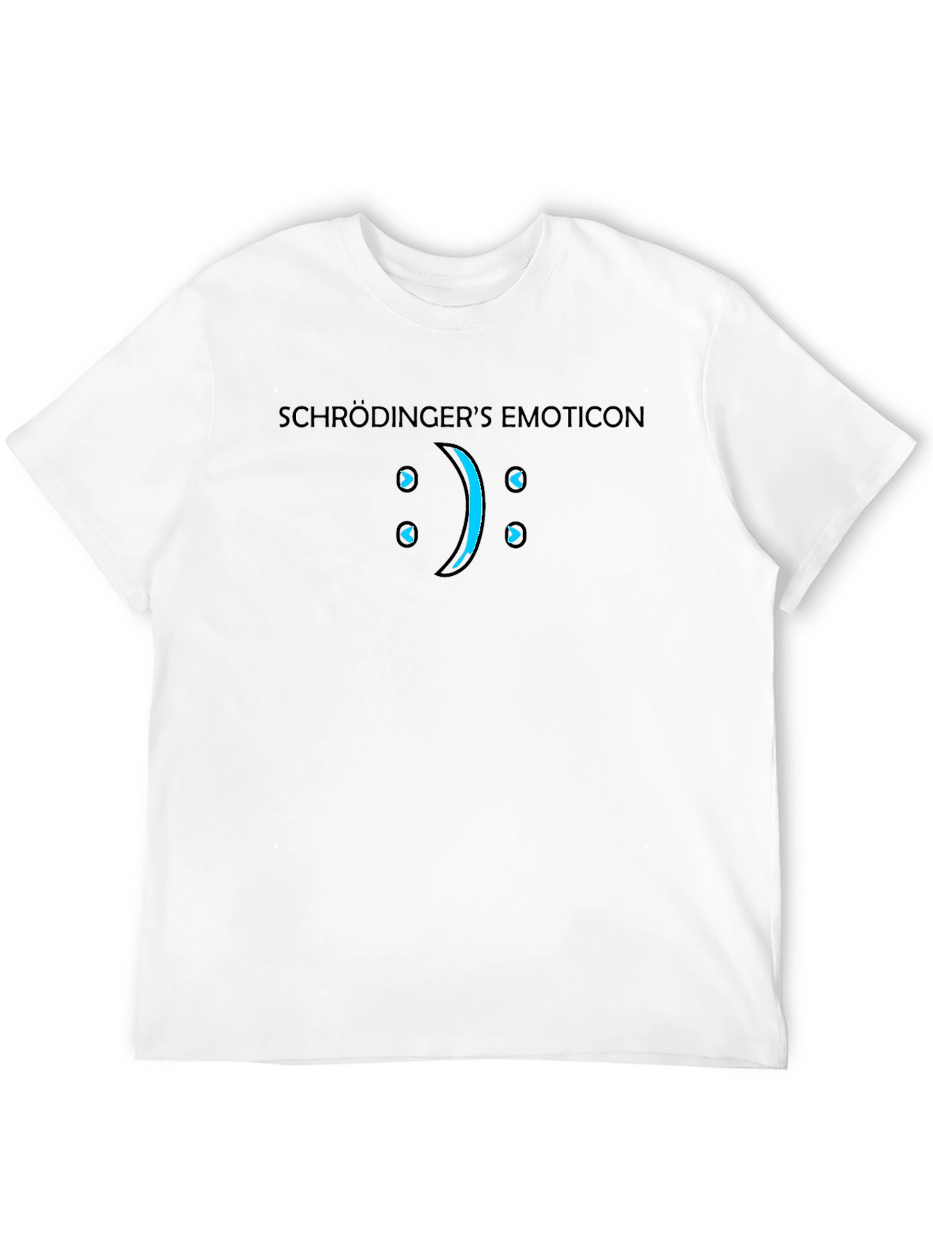 Schrödingers Emoticon T-Shirt - Funny Science Tee