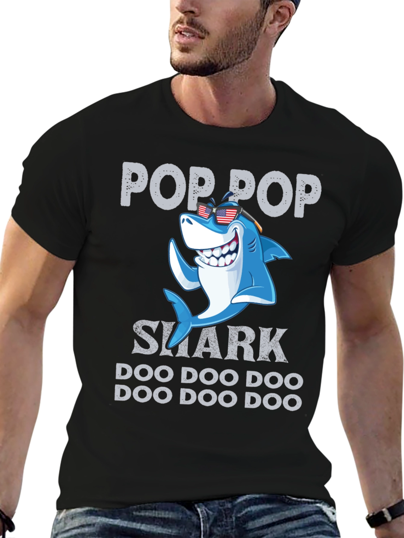 Pop Pop Shark Doo Doo Doo T-Shirt