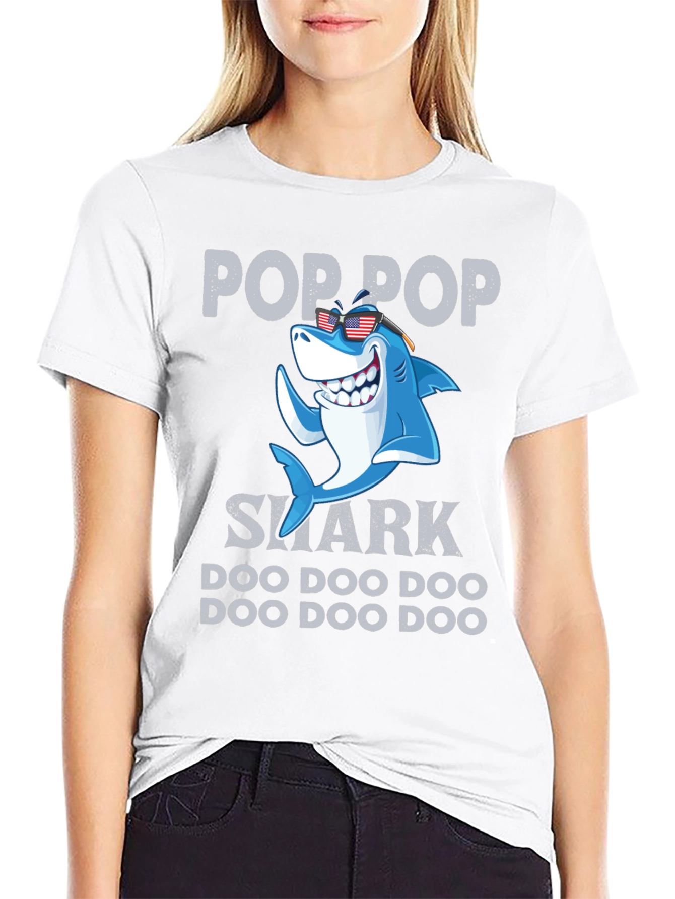 Pop Pop Shark Doo Doo Doo T-Shirt