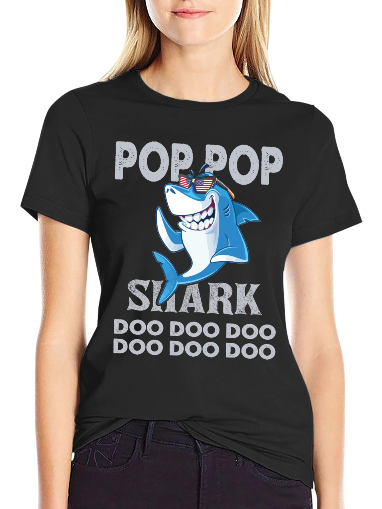 Pop Pop Shark Doo Doo Doo T-Shirt