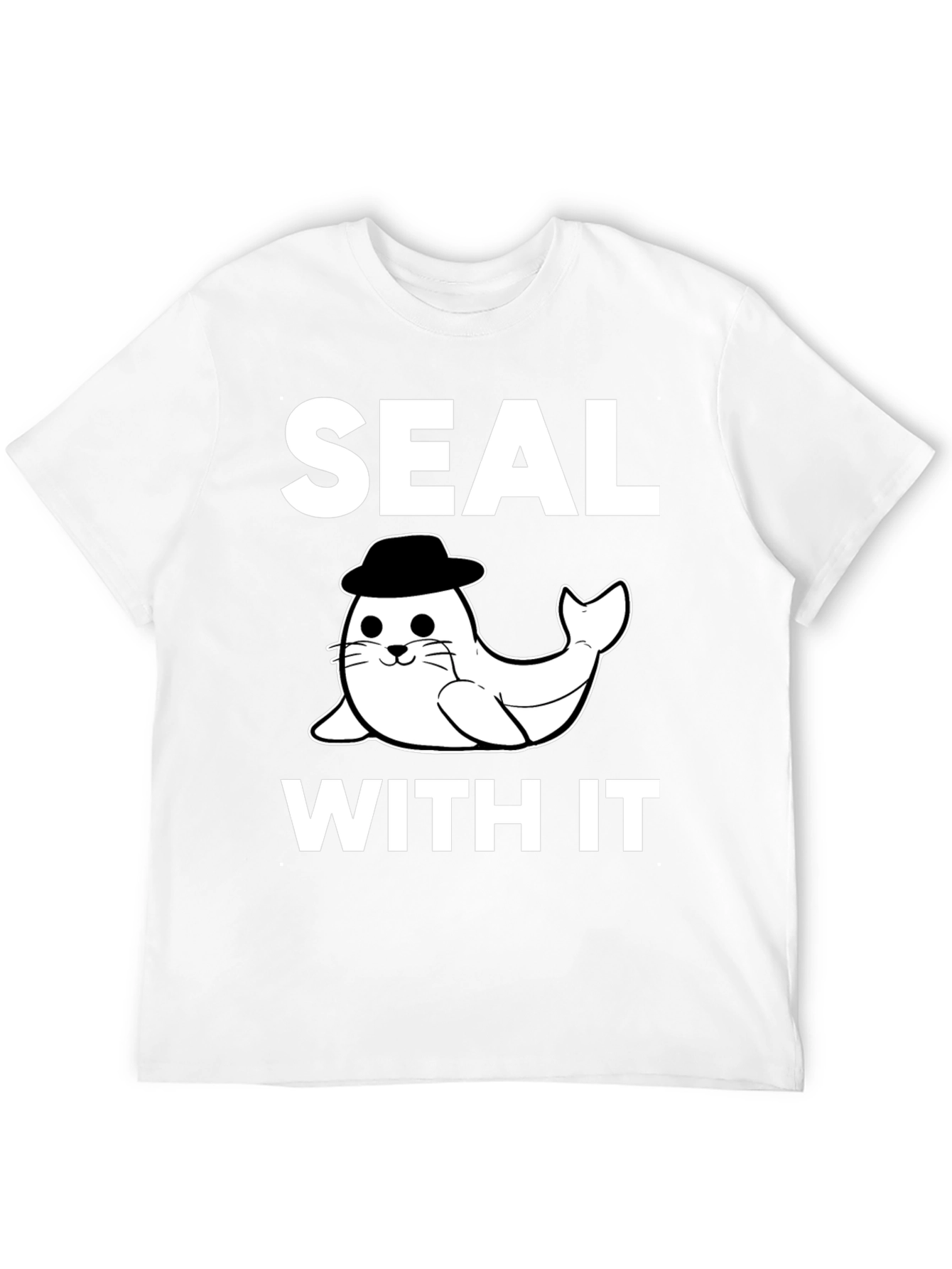 Seal With It Black Graphic Tee