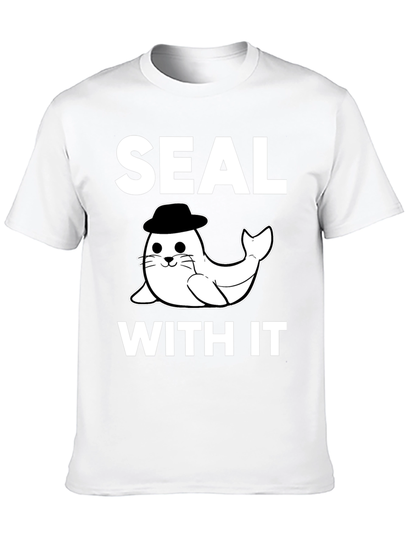 Seal With It Black Graphic Tee