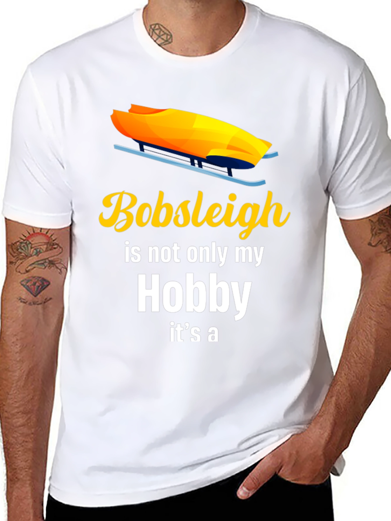 Bobsleigh Hobby T-Shirt | Winter Sports Apparel