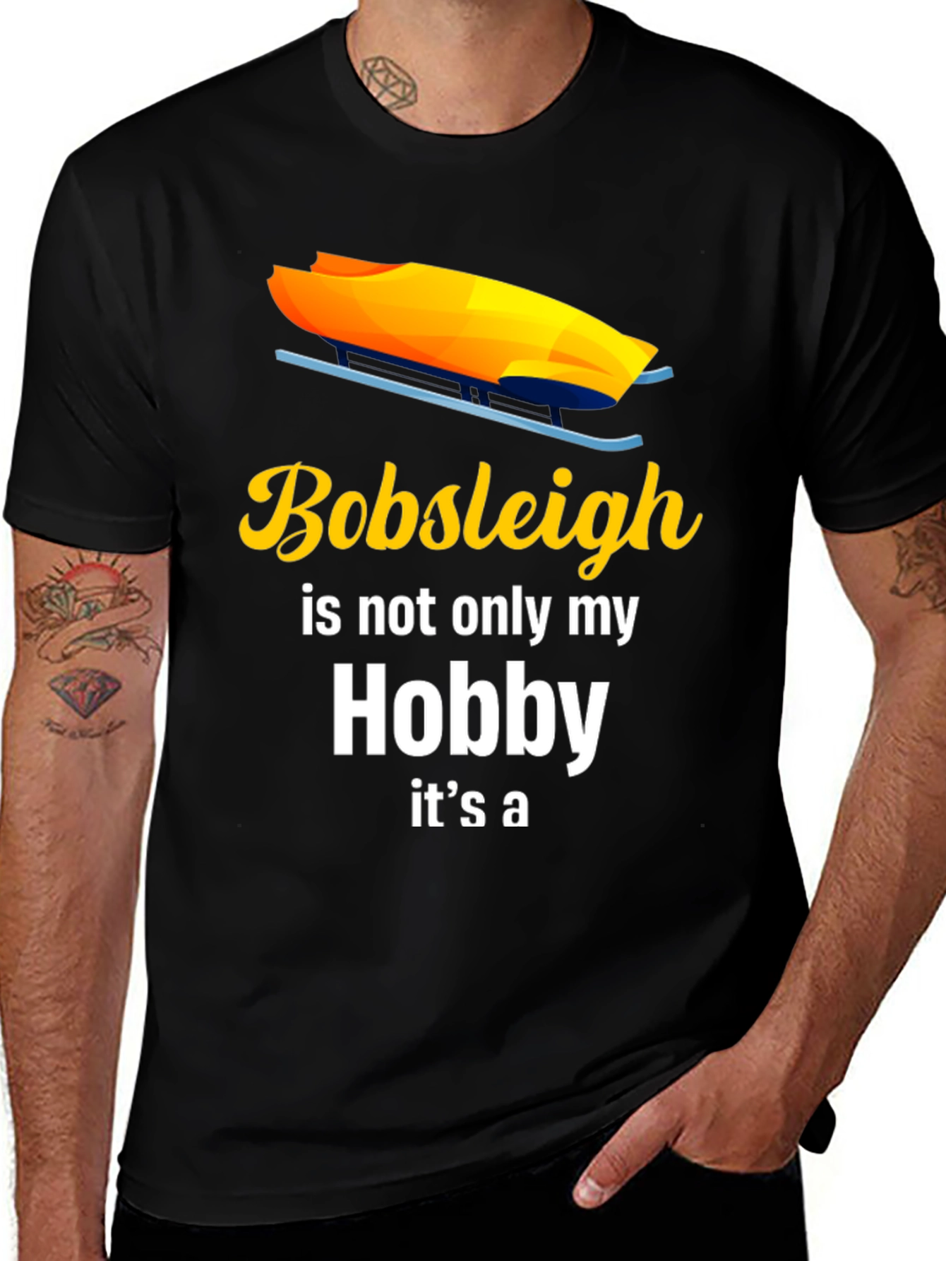 Bobsleigh Hobby T-Shirt | Winter Sports Apparel