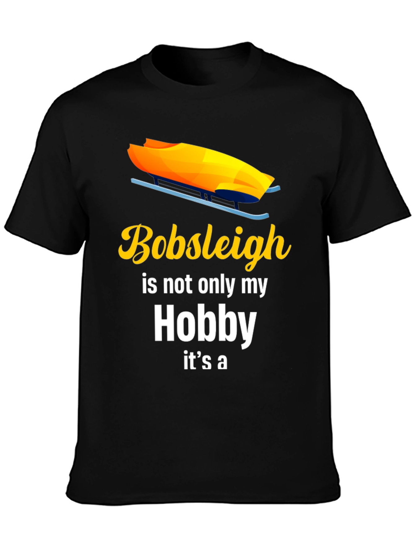 Bobsleigh Hobby T-Shirt | Winter Sports Apparel