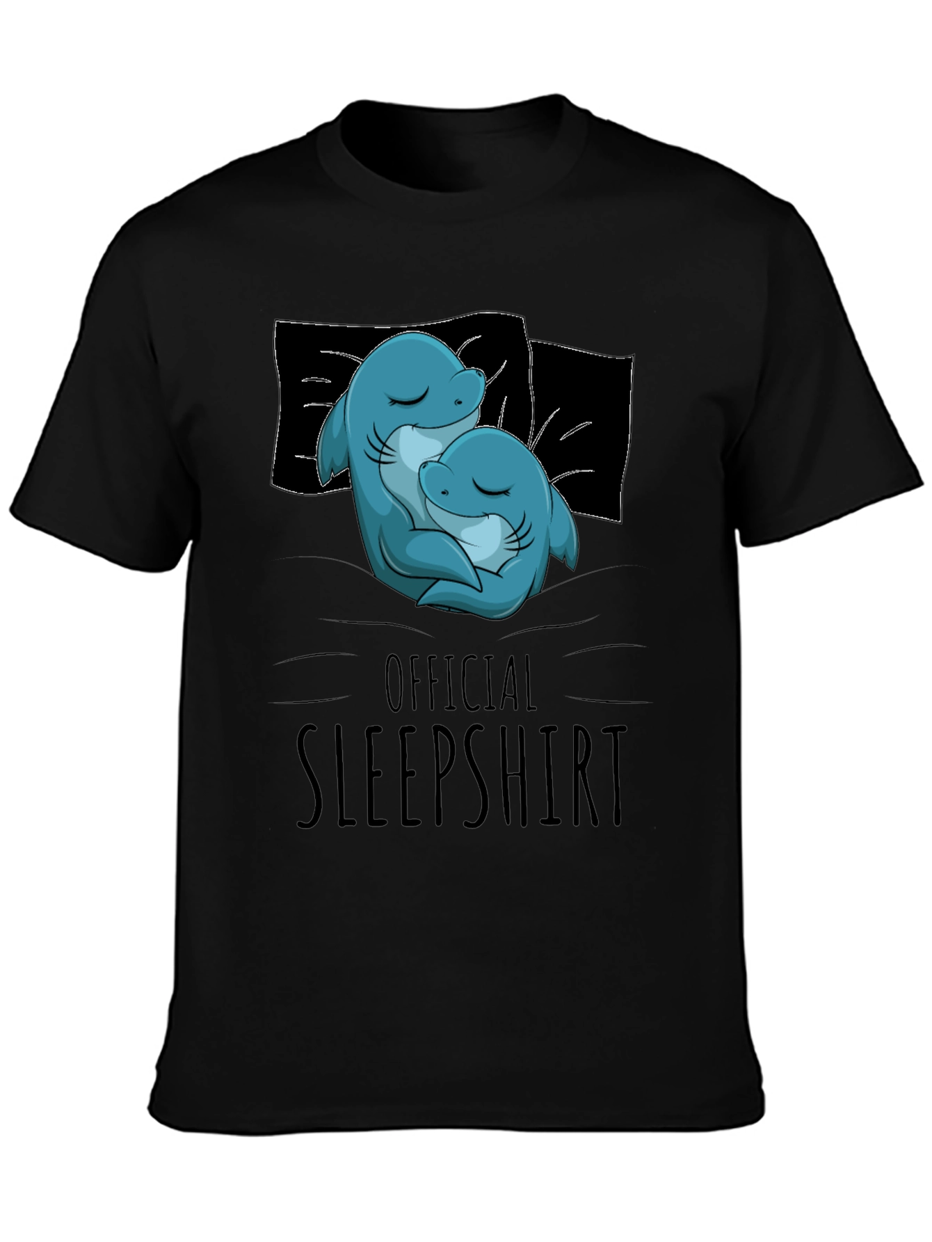 Official Sleepshirt: Snuggly Shark Nap T-Shirt