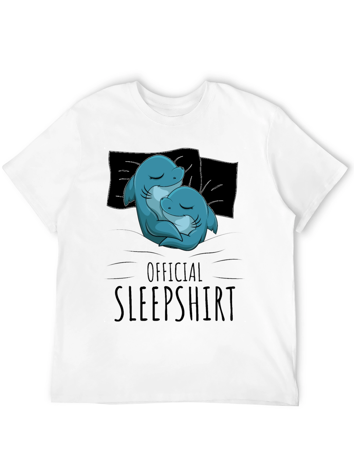 Official Sleepshirt: Snuggly Shark Nap T-Shirt
